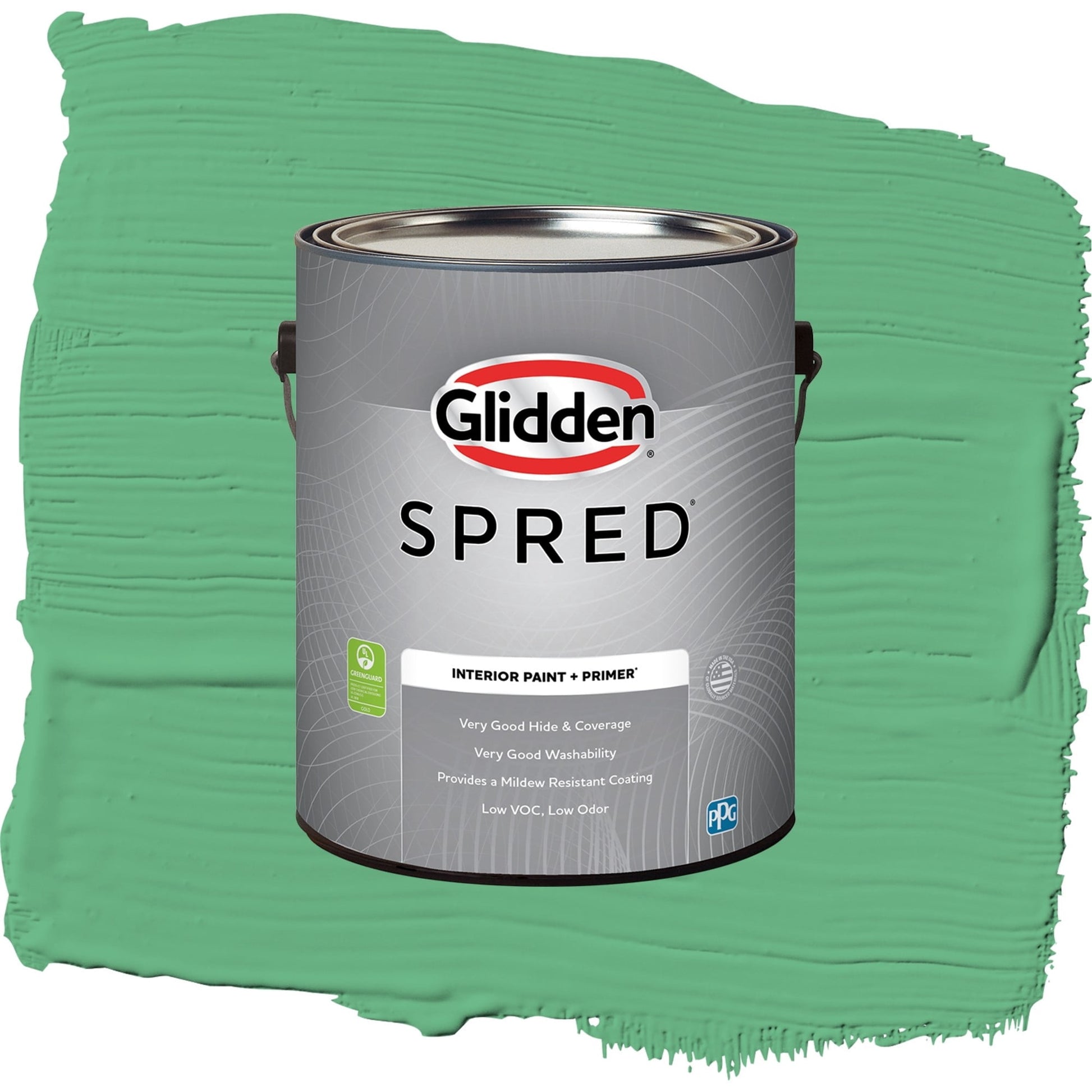 Spred Garden Mint Interior Paint + Primer Semi Gloss , 1 Gallon