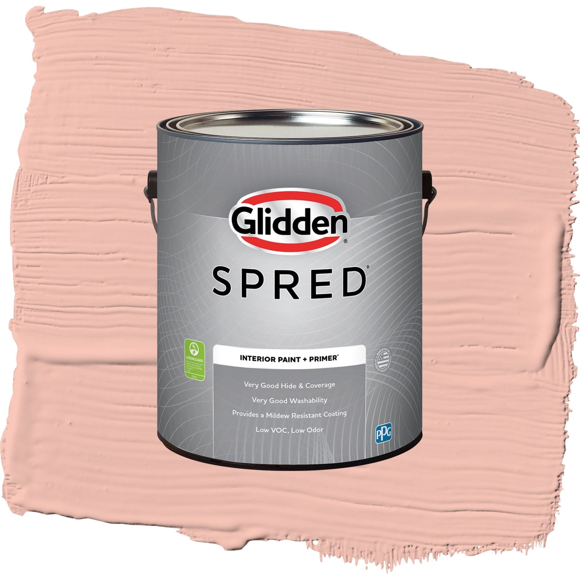 Spred Georgia Peach Interior Paint + Primer Semi Gloss , 1 Gallon
