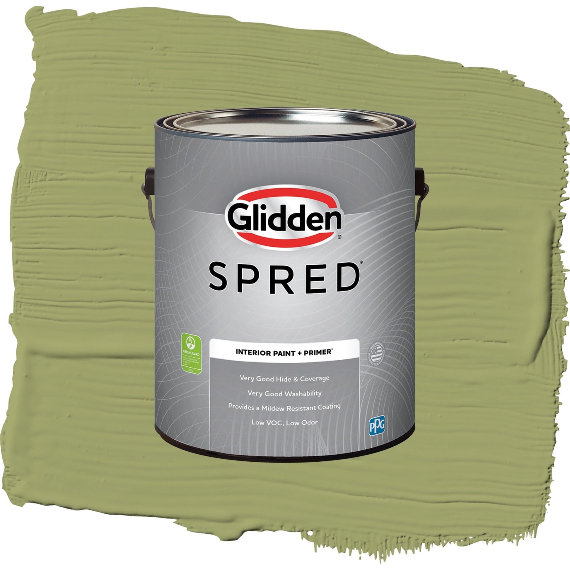 Spred Golden Grass Interior Paint + Primer Semi Gloss , 1 Gallon