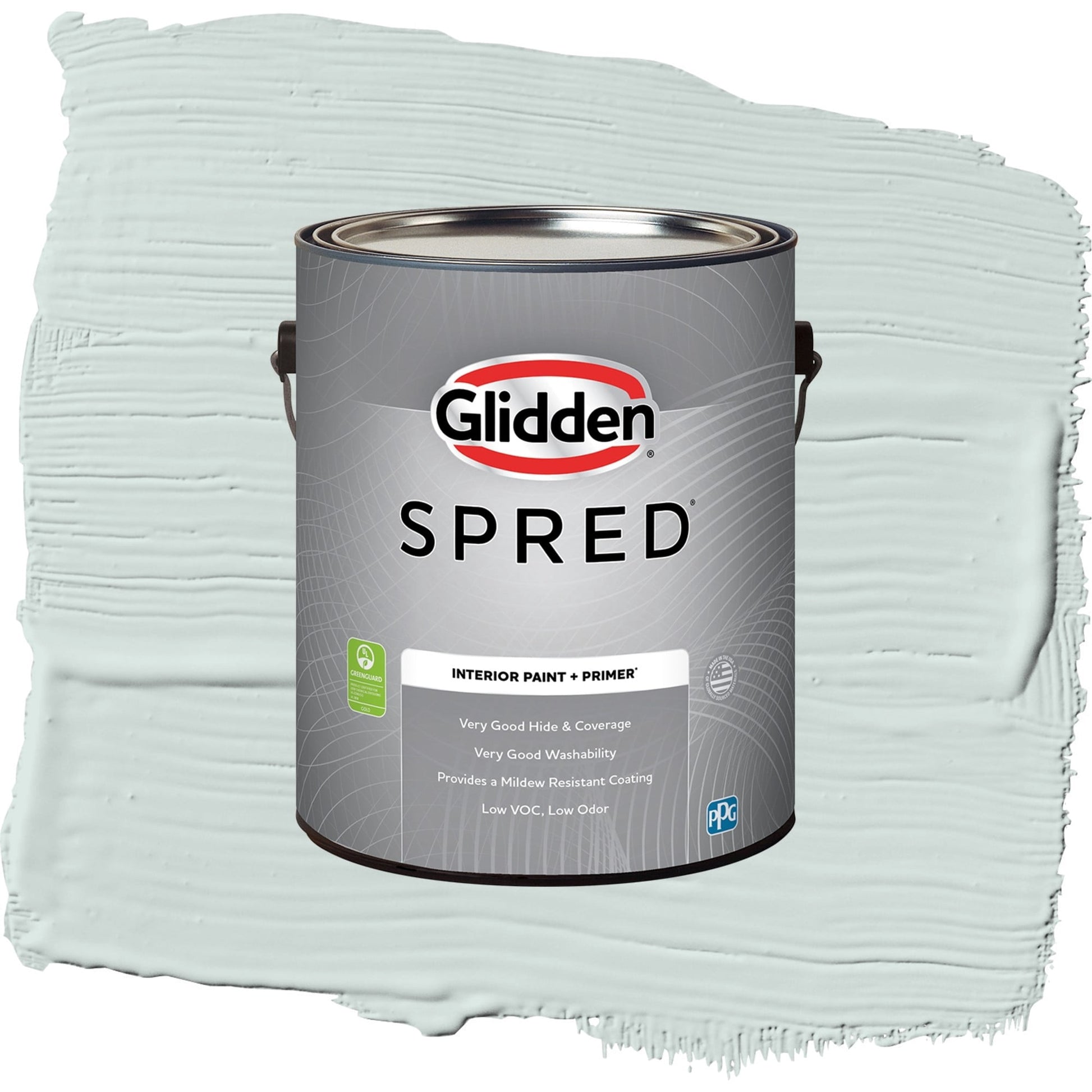 Spred Morning Fog Interior Paint + Primer Semi Gloss , 1 Gallon
