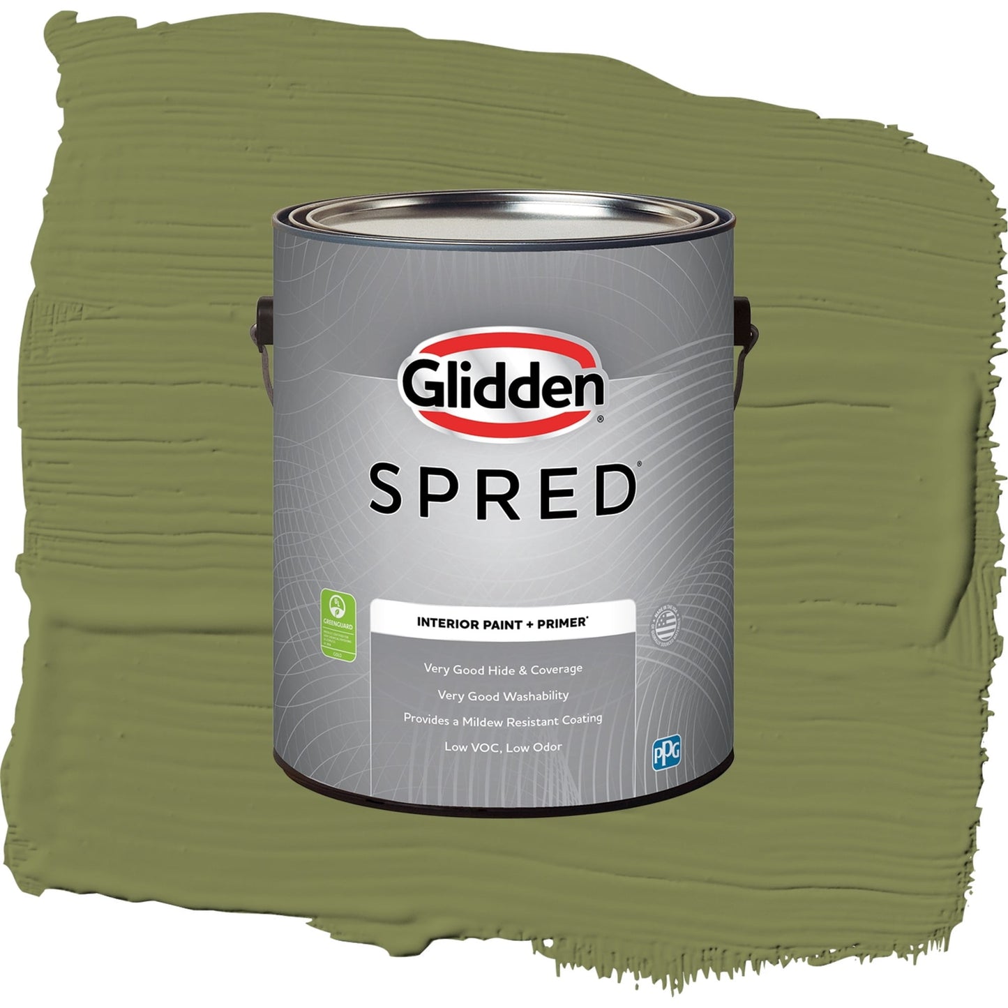 Spred Oregano Interior Paint + Primer Flat , 1 Gallon