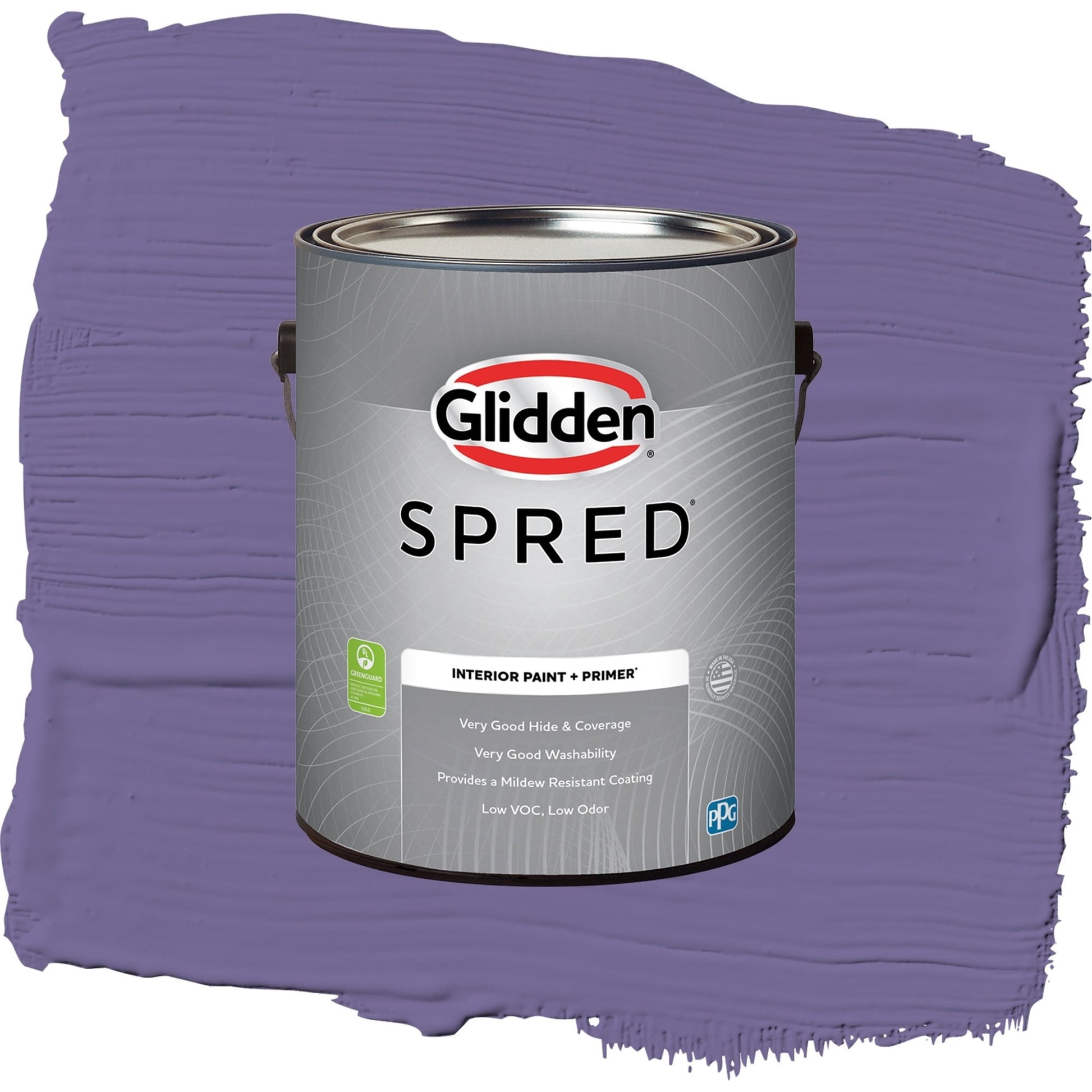Spred Purple Grapes Interior Paint + Primer Semi Gloss , 1 Gallon