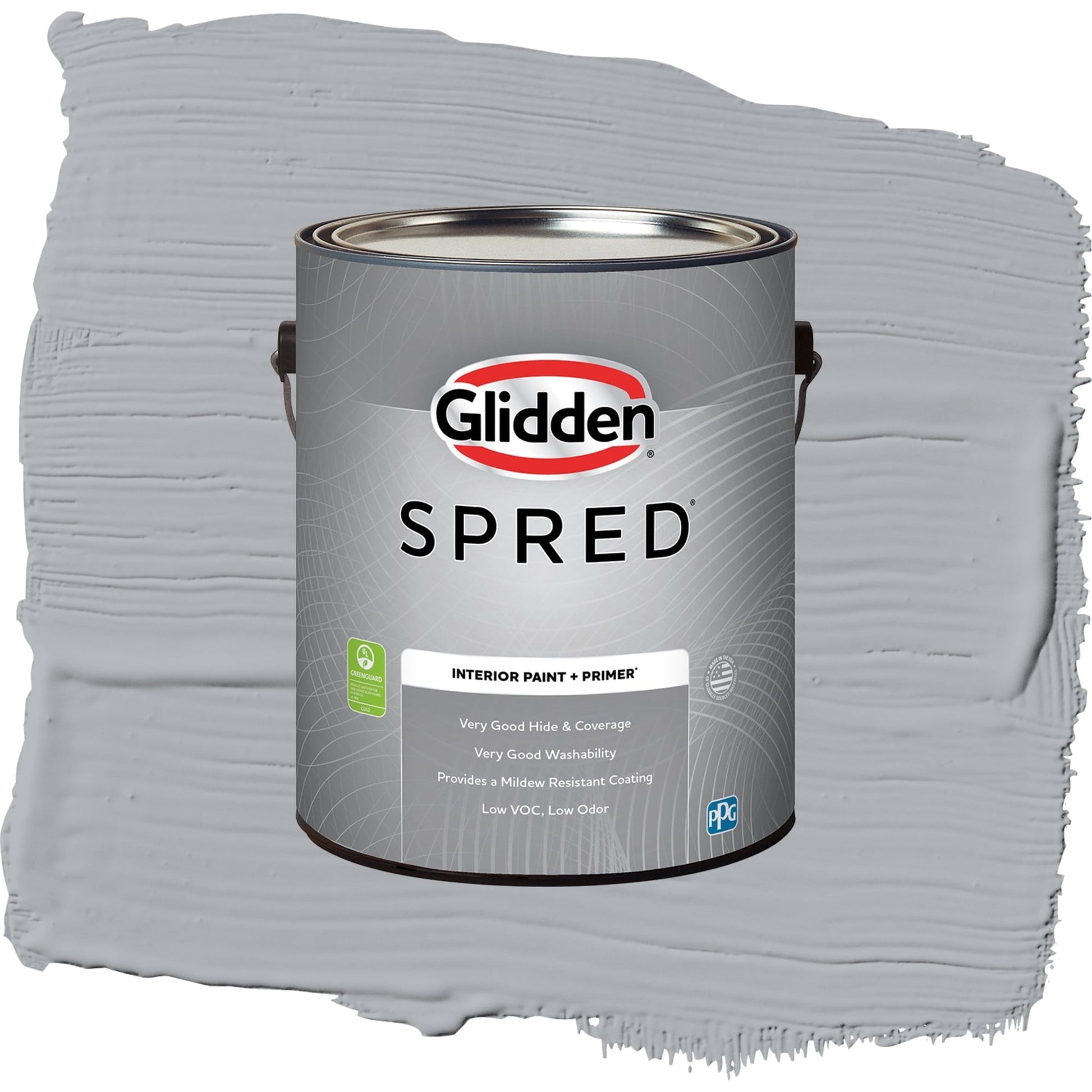 Spred Silver Charm Interior Paint + Primer Semi Gloss , 1 Gallon