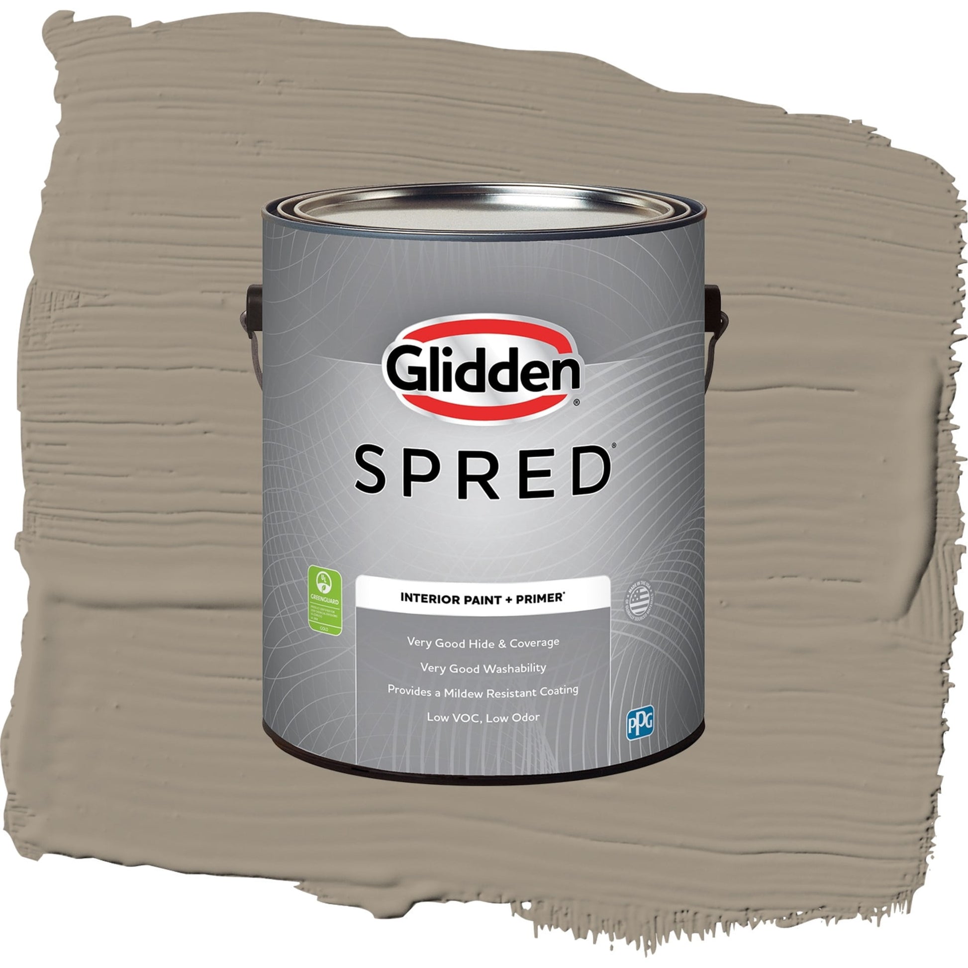 Spred Stone Gray Interior Paint + Primer Semi Gloss , 1 Gallon