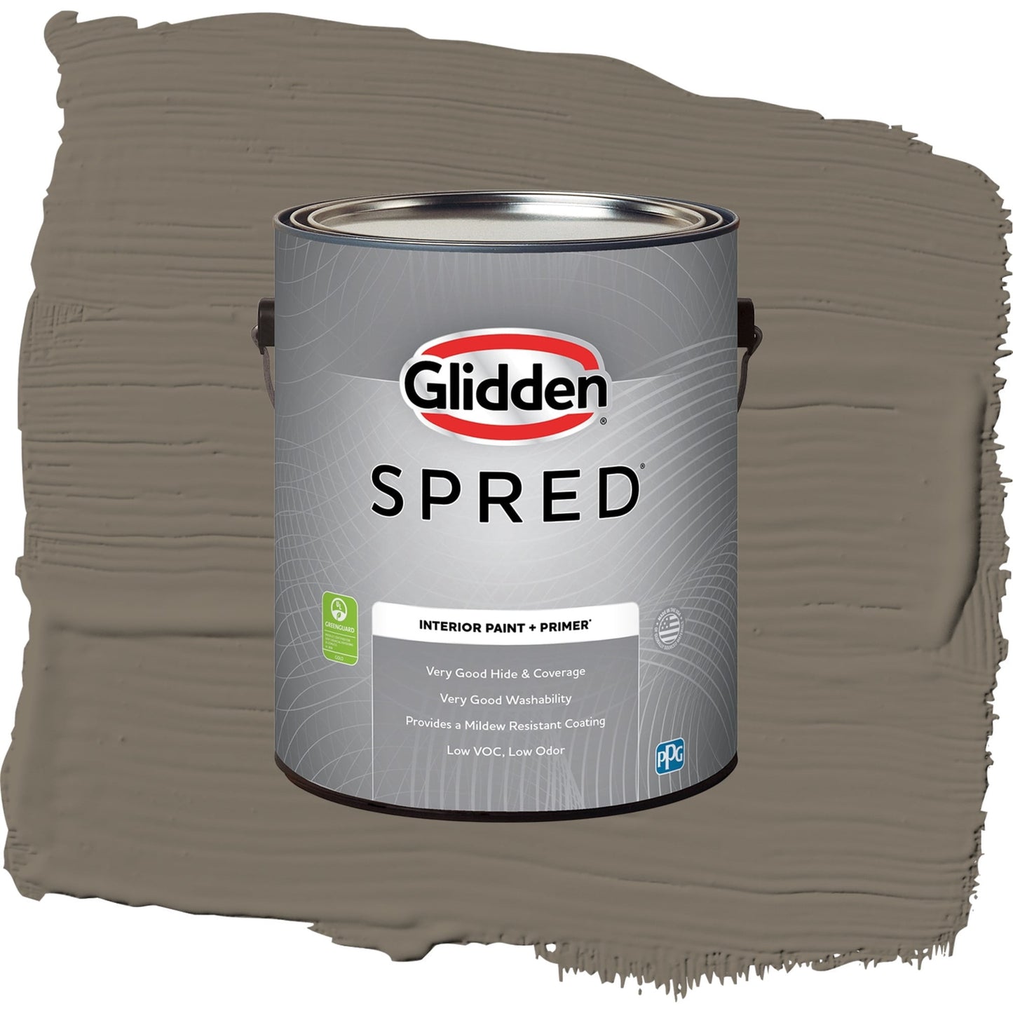 Spred Thunderstruck Interior Paint + Primer Flat , 1 Gallon