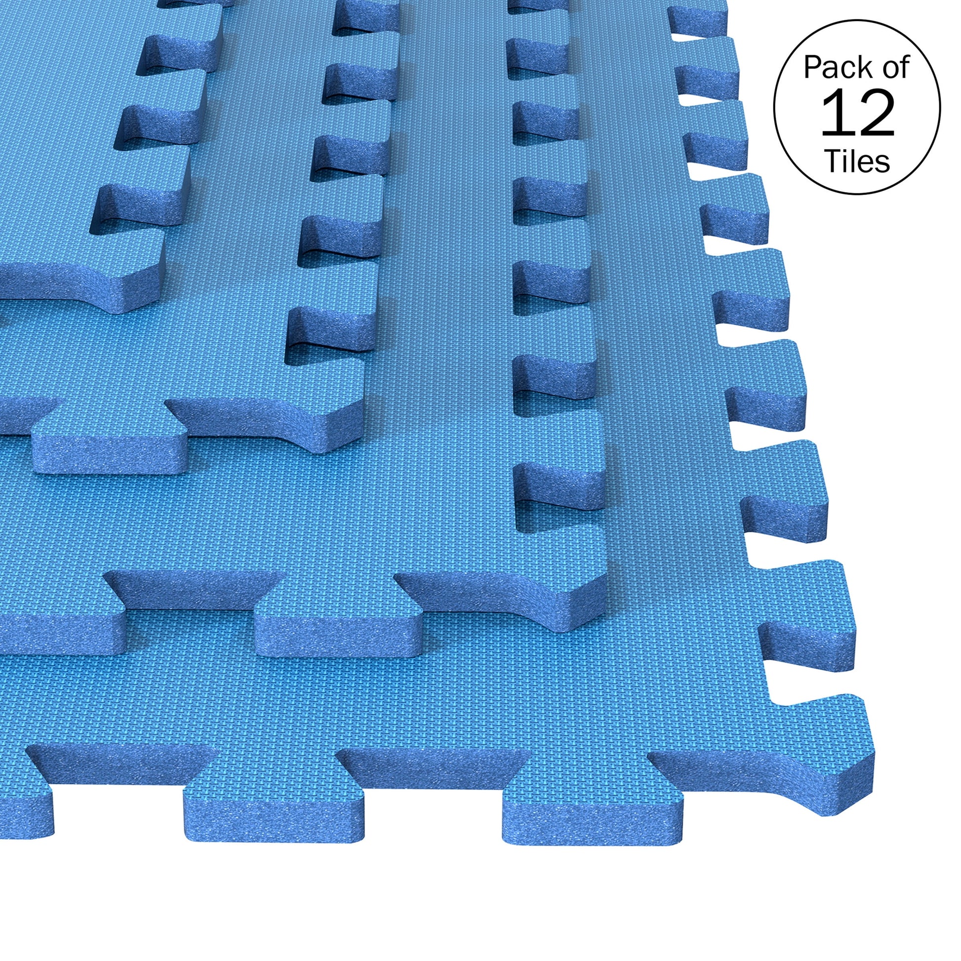 Stalwart 64-Square-Ft Non-Toxic Foam Interlocking Flooring, 16-Tile
