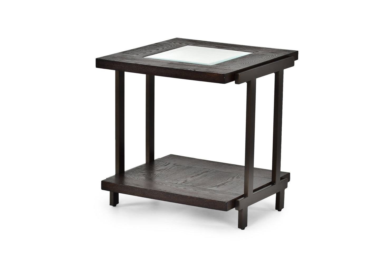 Steve Silver Terrell Square End Table, Smokey Brown