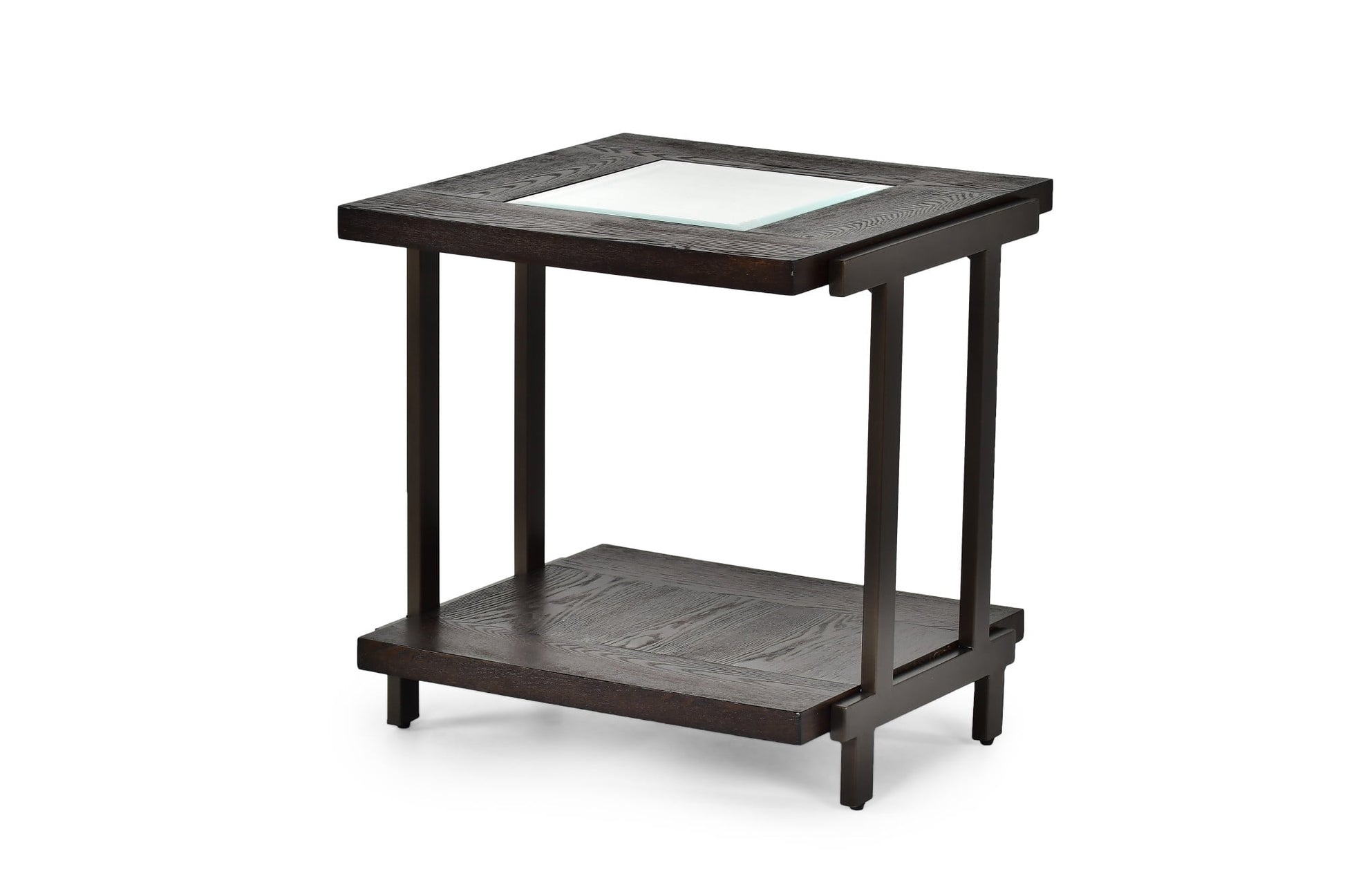 Steve Silver Terrell Square End Table, Smokey Brown