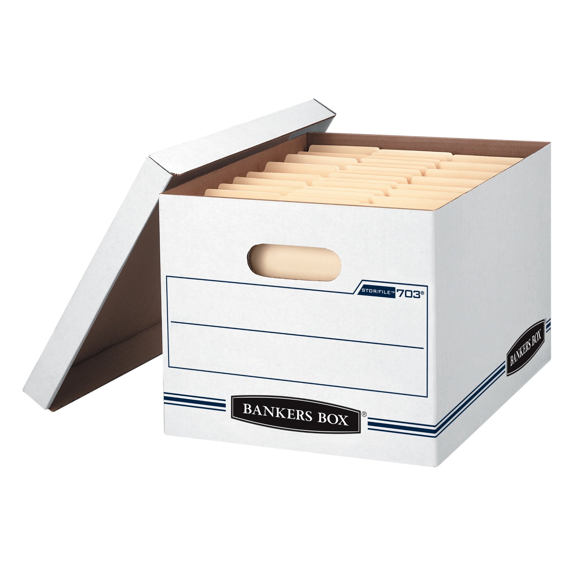 Bankers Box 20 Pack Stor/File Basic Duty File Storage Boxes, Lift-Off Lid, Letter/Legal