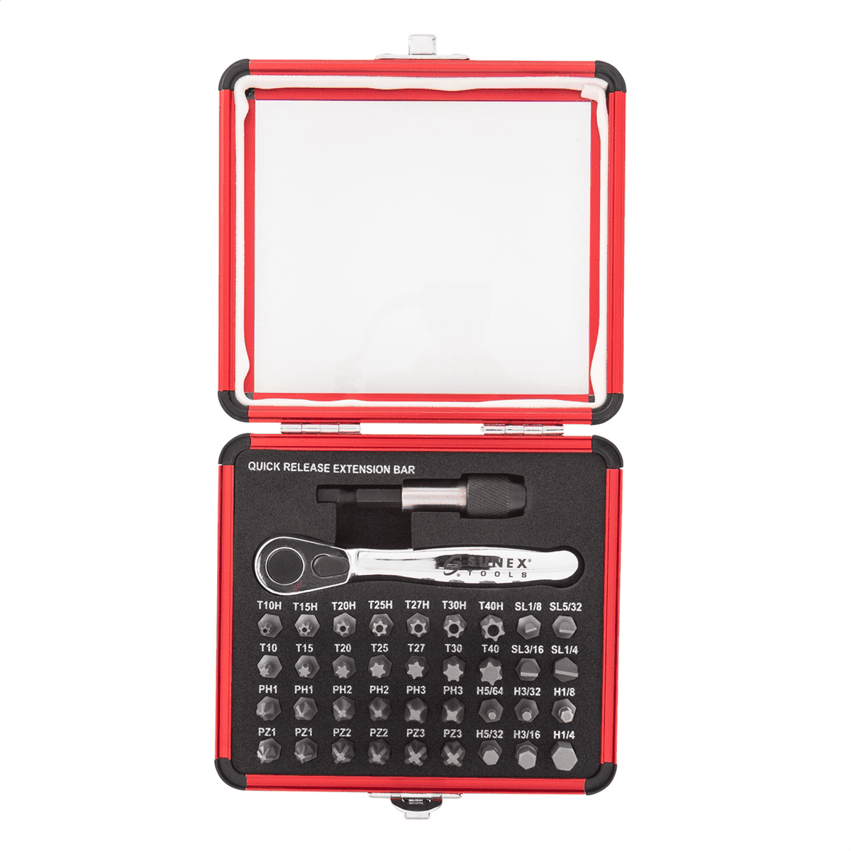 Sunex 9726 38 Piece Mini Ratchet & Bit Set