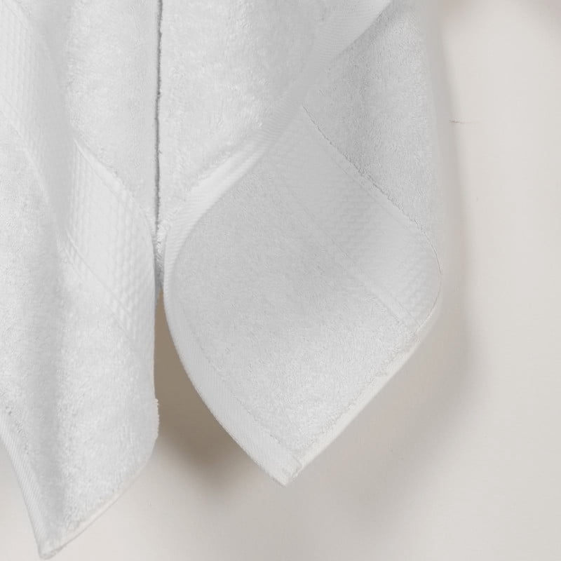 Superior 800 GSM Egyptian Cotton Heavyweight Bath Towel Set of 2, White