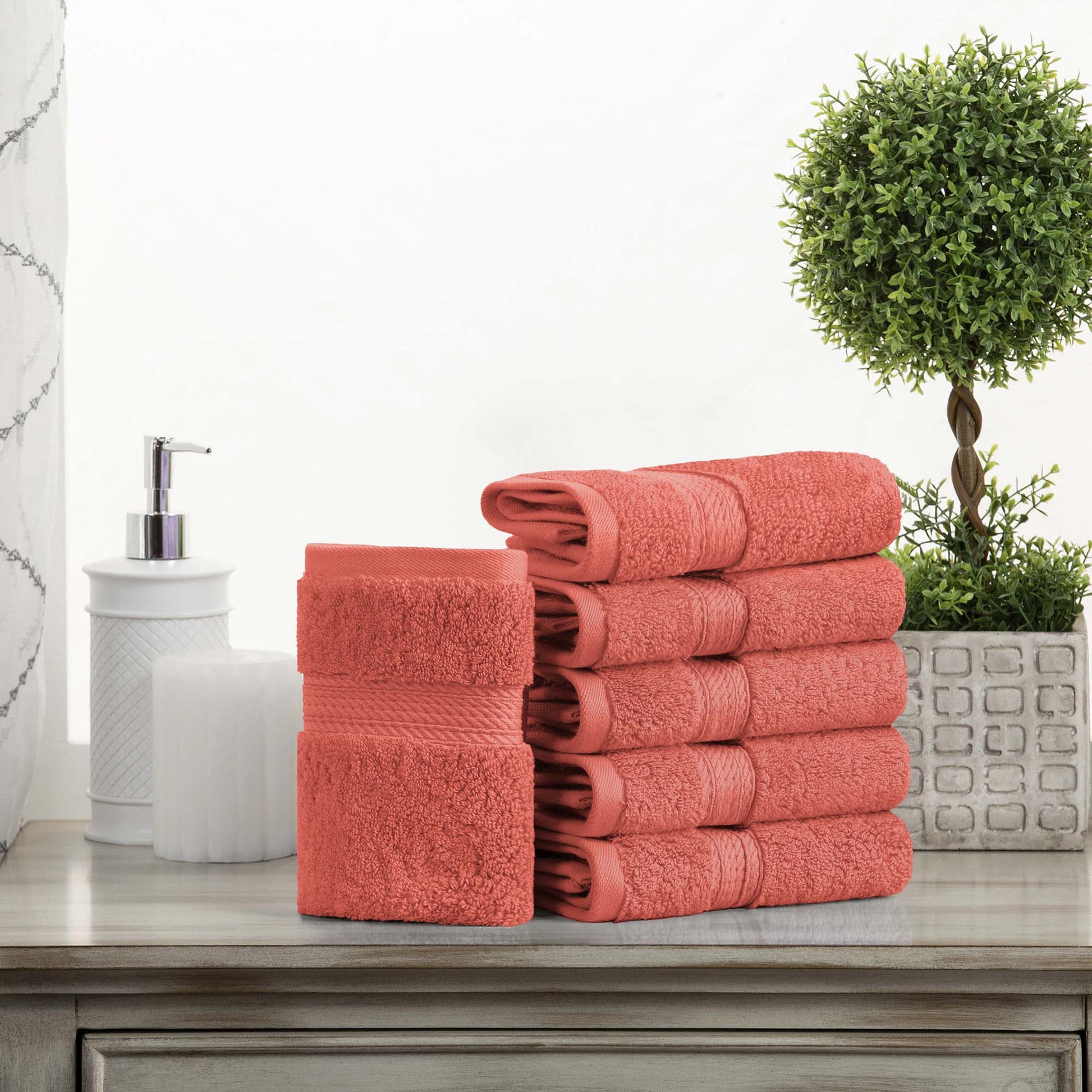 Superior 800 GSM Egyptian Cotton 3-Piece Towel Set, Soft Ultra Absorbent Towels, Turquoise