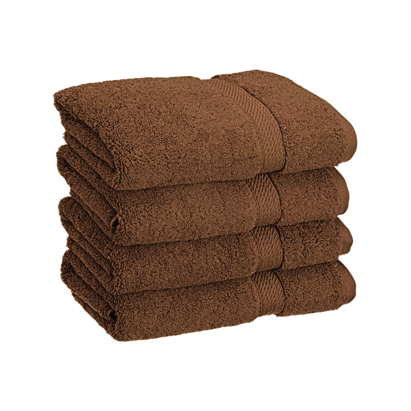 Superior Hymnia Egyptian Cotton Hand Towel Set, Chocolate