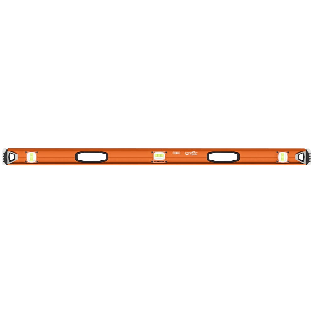 Swanson SAVAGE SVI480 48-Inch Contractor Series I-Beam Level with Gelshock End Caps