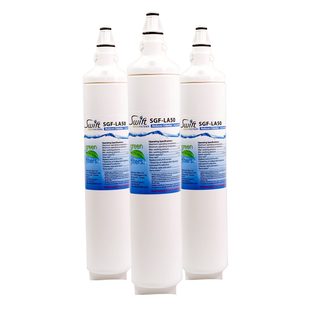 Swift Green Filters SGF-LA50 Replacement water filter for LG LT600P, 5231JA2006A,46-9990,-3 Pack