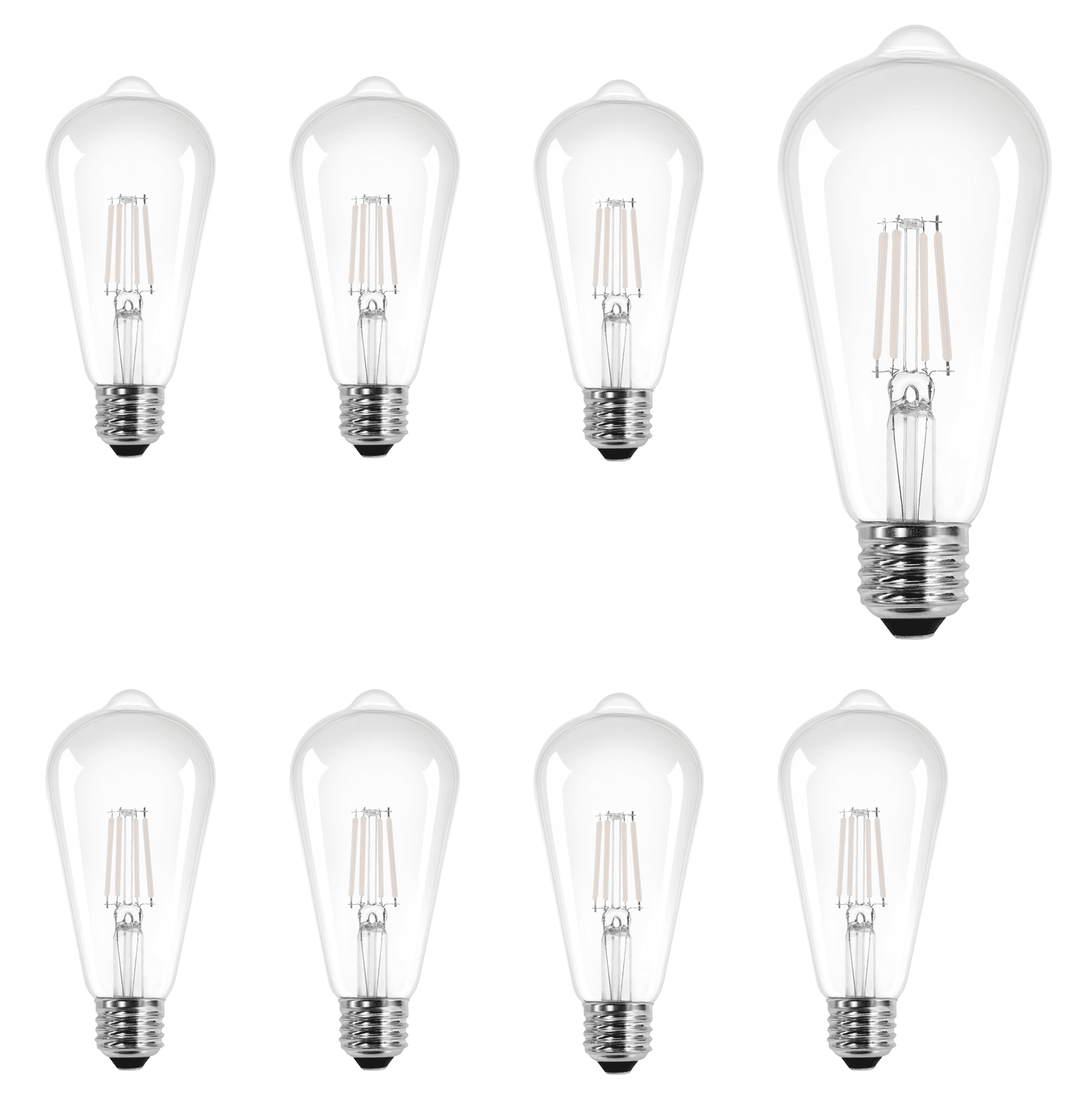 SYLVANIA LED 13W (100W Equivalent) Soft White General-Purpose Light Bulbs, White Filament, Dimmable (8pk)