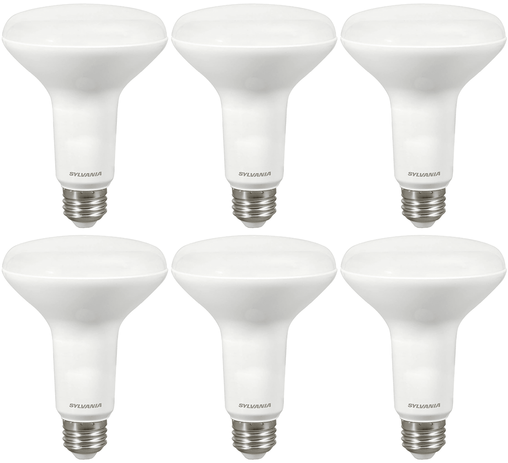 SYLVANIA LED 7.5W (65W Equivalent) Daylight Flood Light Bulbs, BR30, Med Base, Dimmable (6 pack)