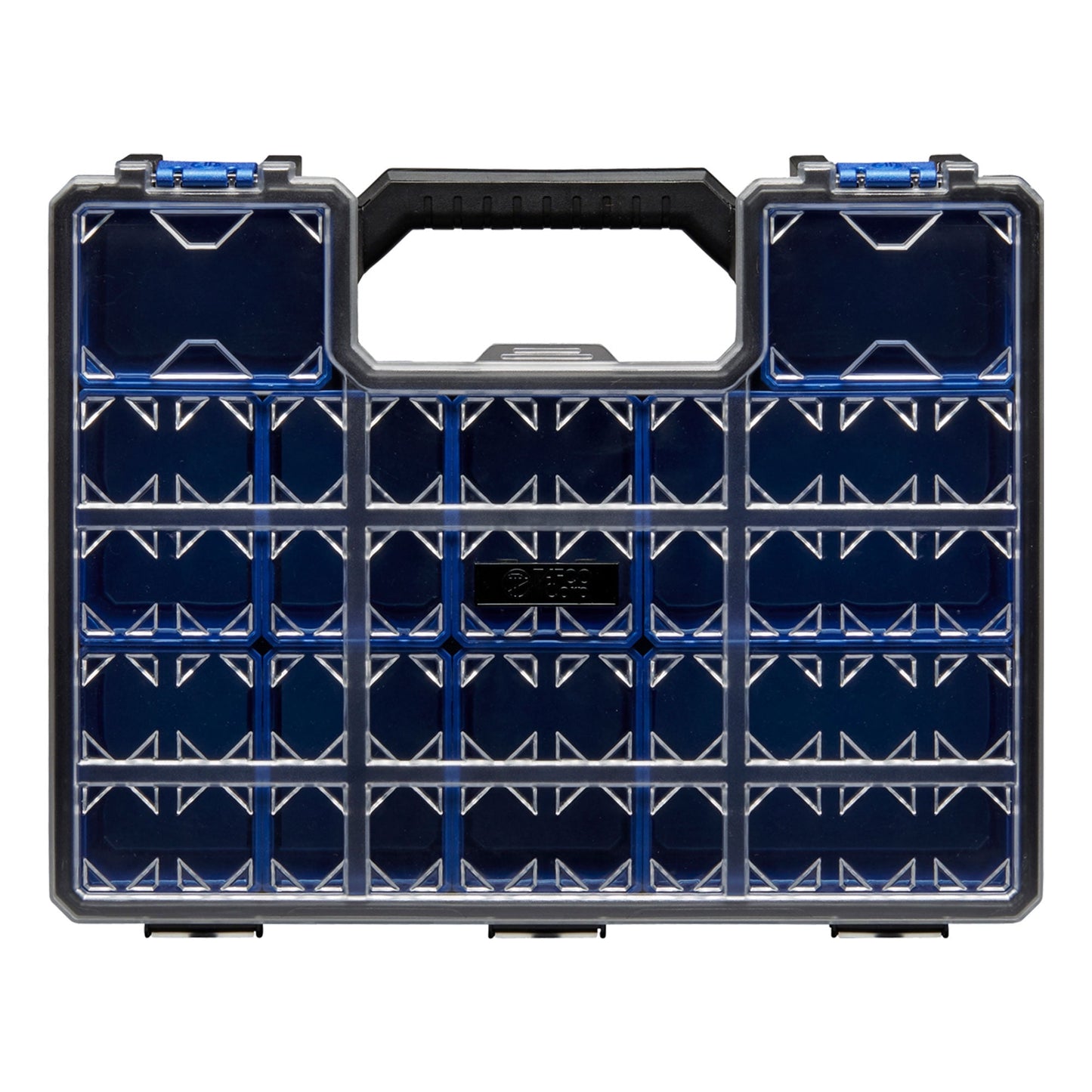 TAFCO 10-Compartment Pro-Go Deep Cup Small Parts Organizer, Orange