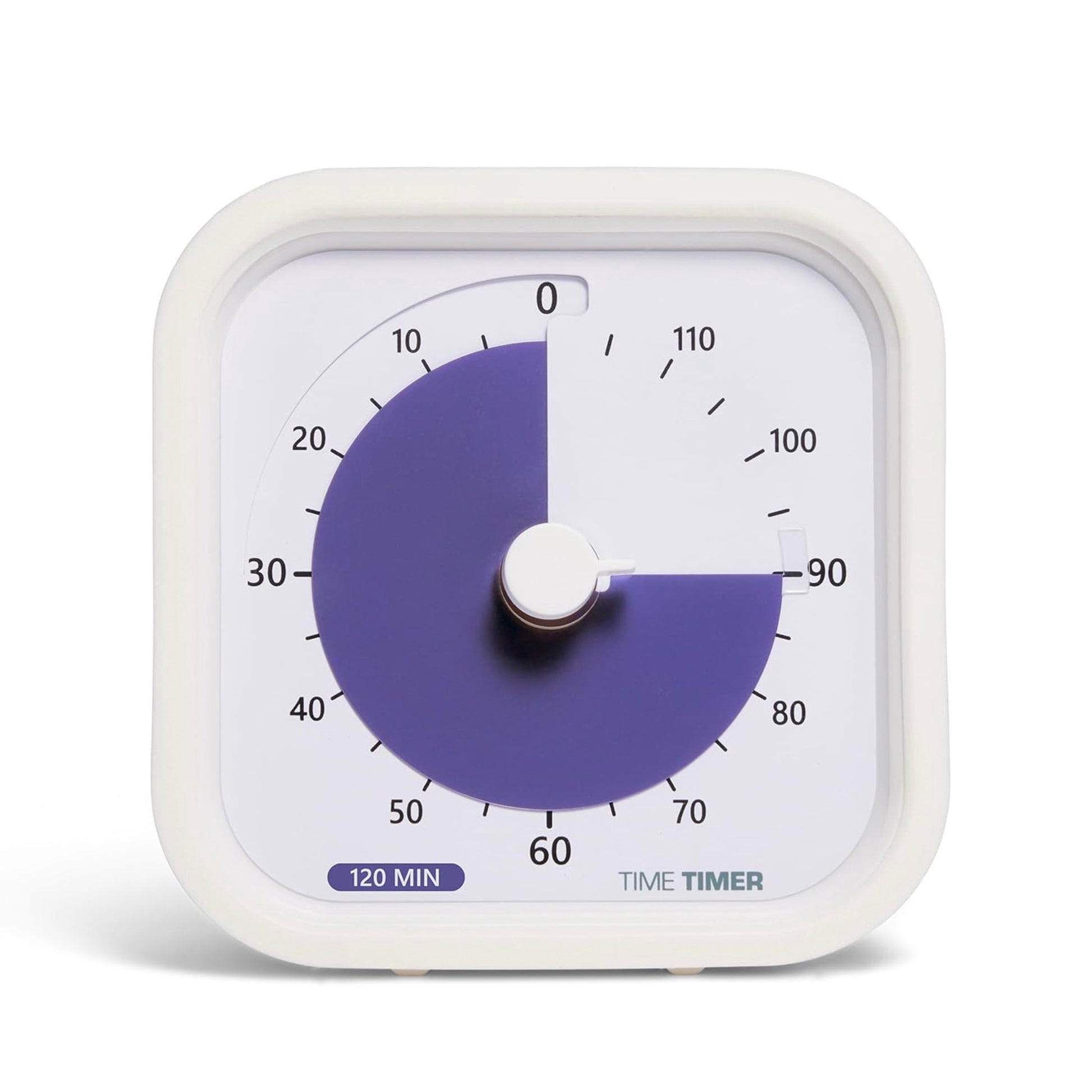 TIME TIMER 120 Minute MOD Education Edition â â€” Visual Timer with Time Timer App (White - 120min)