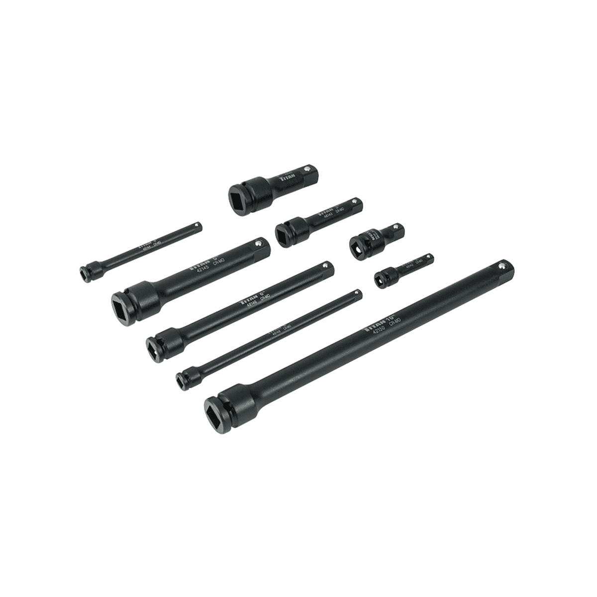 TITAN 9 Pc. Assorted Impact Extension Bar S