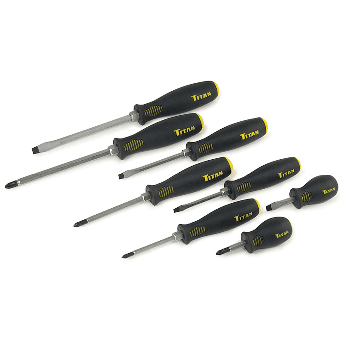 TITAN SCREWDRIVER SET 8PC