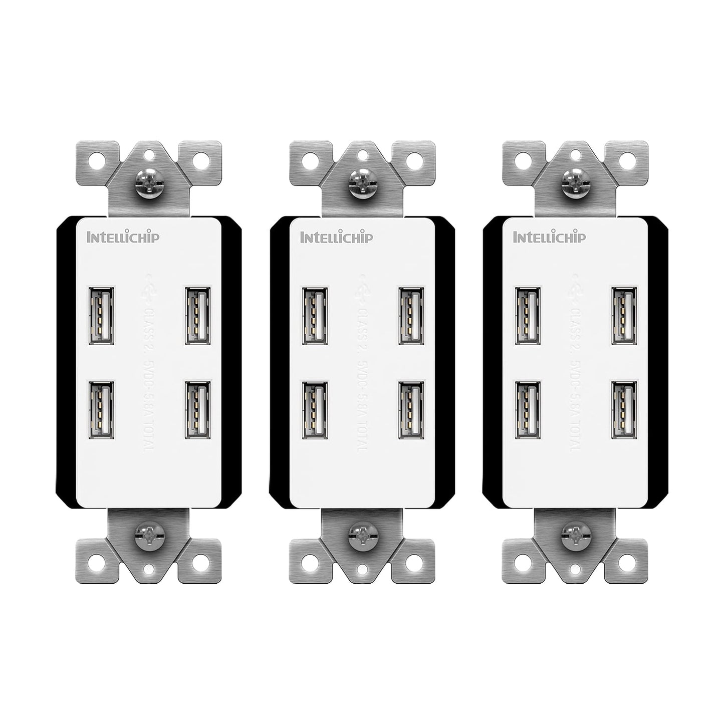 TOPGREENER USB outlet 4 ports 5.8A 3-CT