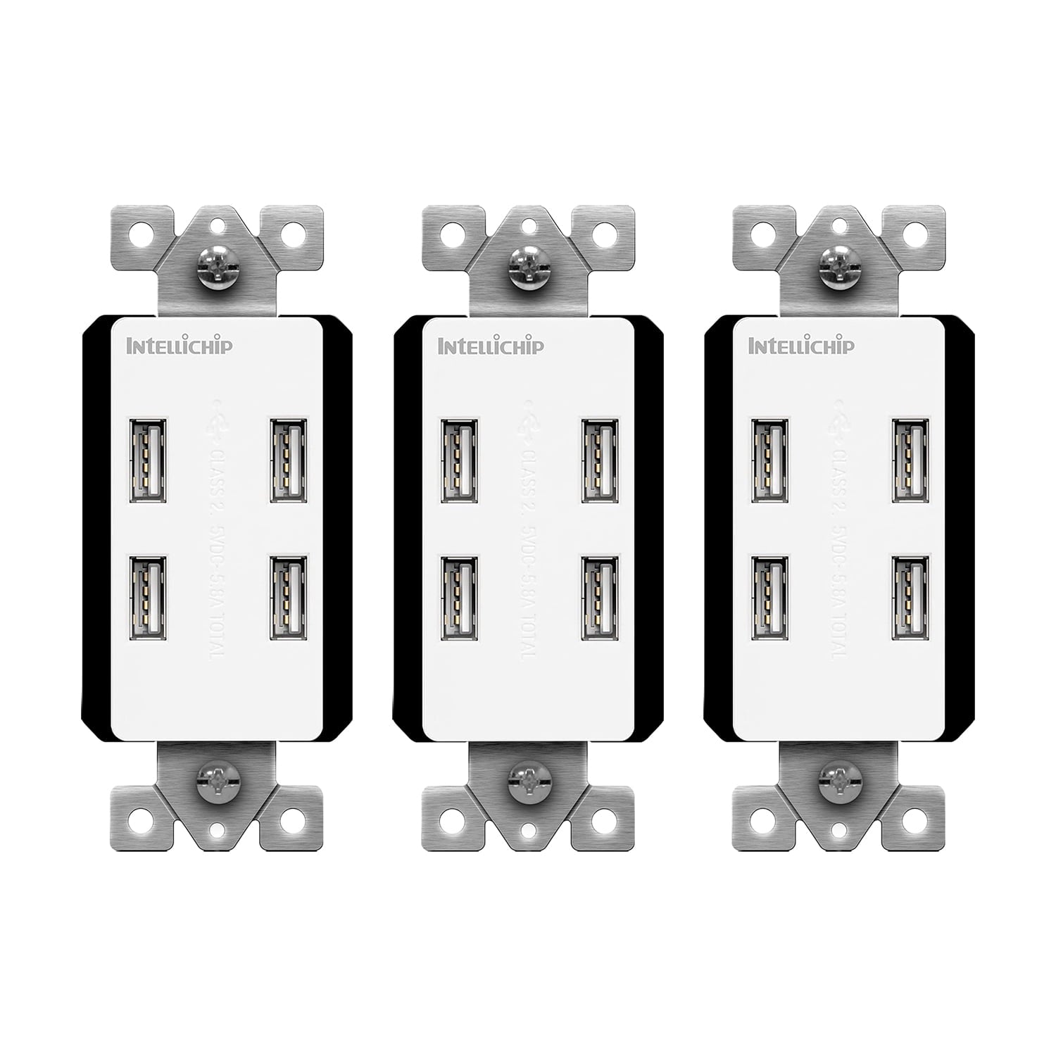 TOPGREENER USB outlet 4 ports 5.8A 3-CT