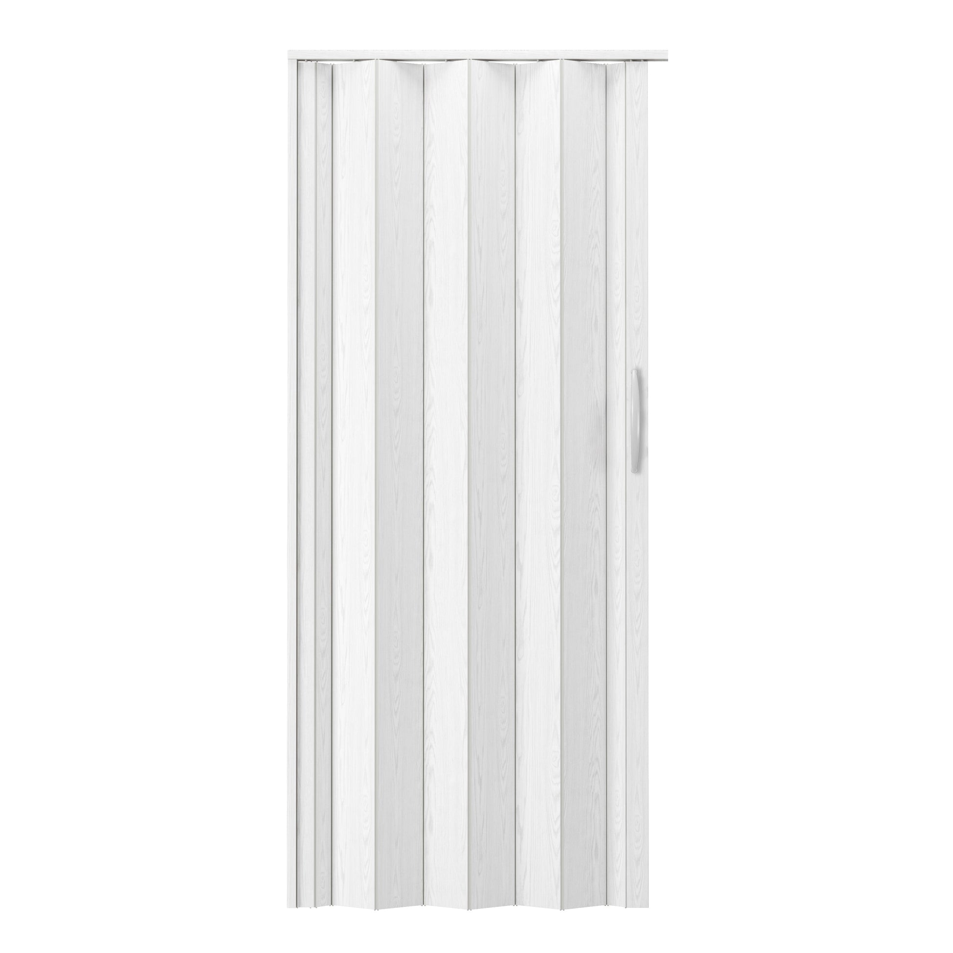 Techni Home Loft Series Premium Double Walled Foldable Accordion Door, 32"W x 80"H x 1.2"T, White RTA-LF32FD-WHT