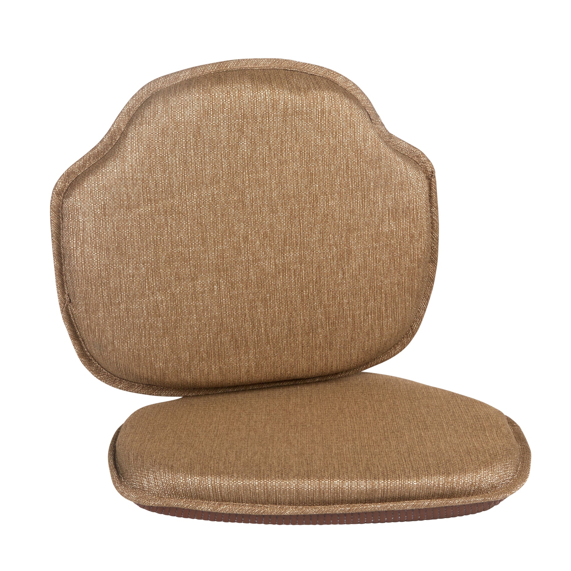 The Gripper Non-Slip Windsor Chair Cushion, for the Kitchen and living Room, 16x15 Inches, Set of 2, Gold