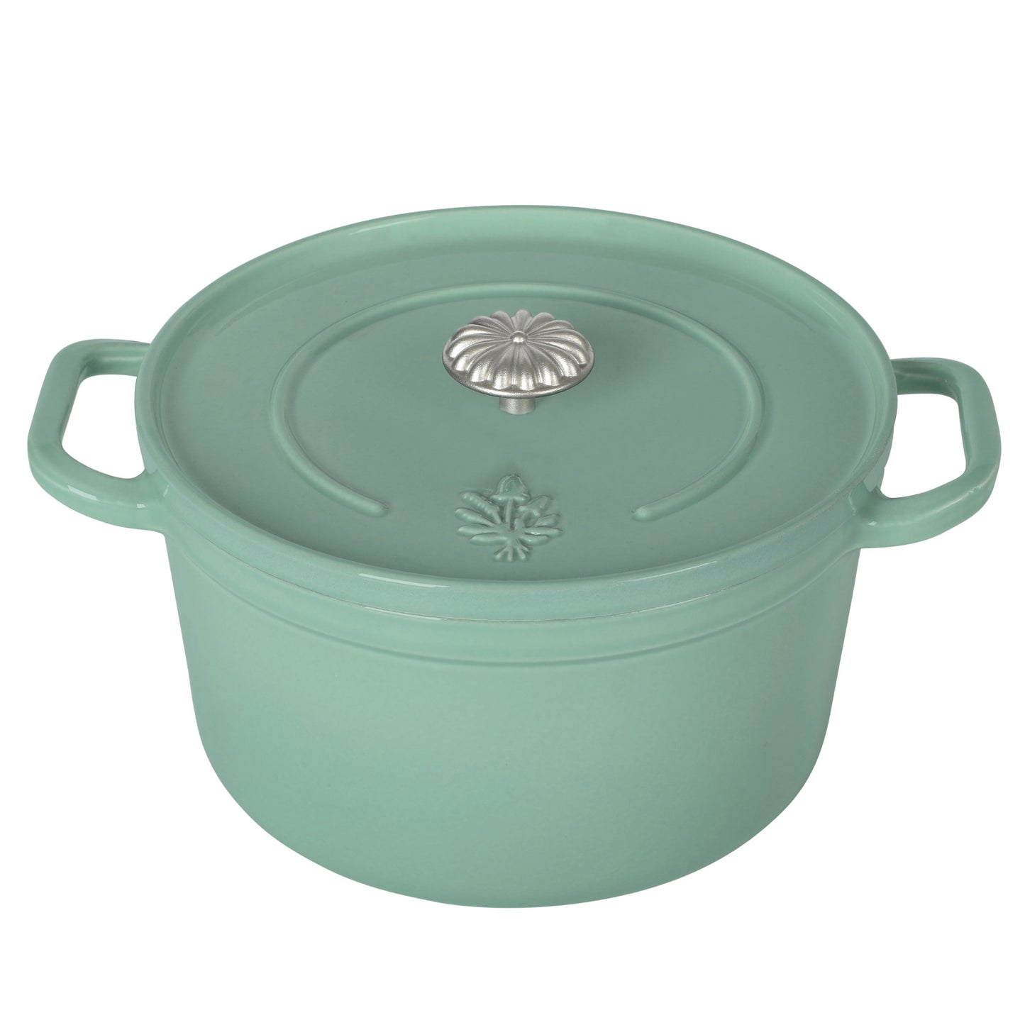 The Pioneer Woman 5-Quart Enameled Cast Iron Dutch Oven Pot with Lid, Green