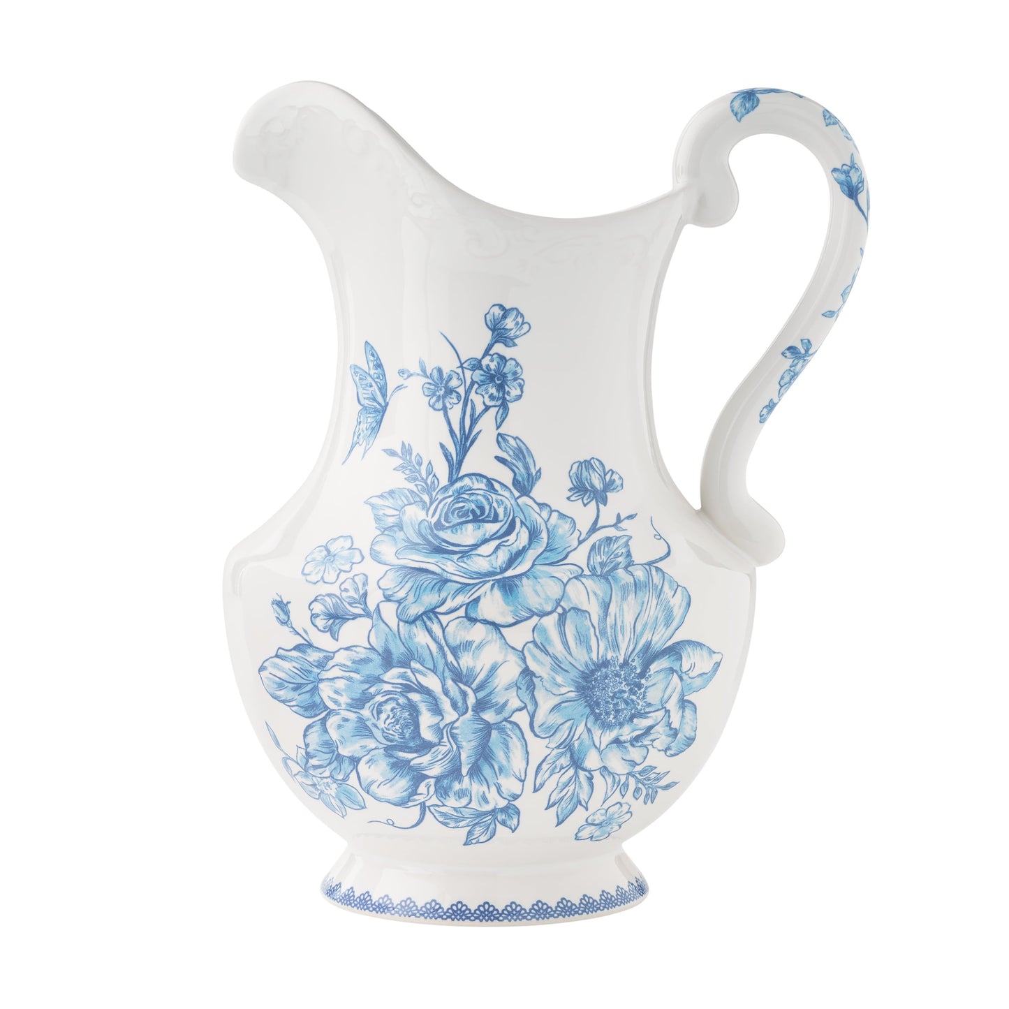 The Pioneer Woman Agatha Stoneware 2-Quart Pitcher, Blue