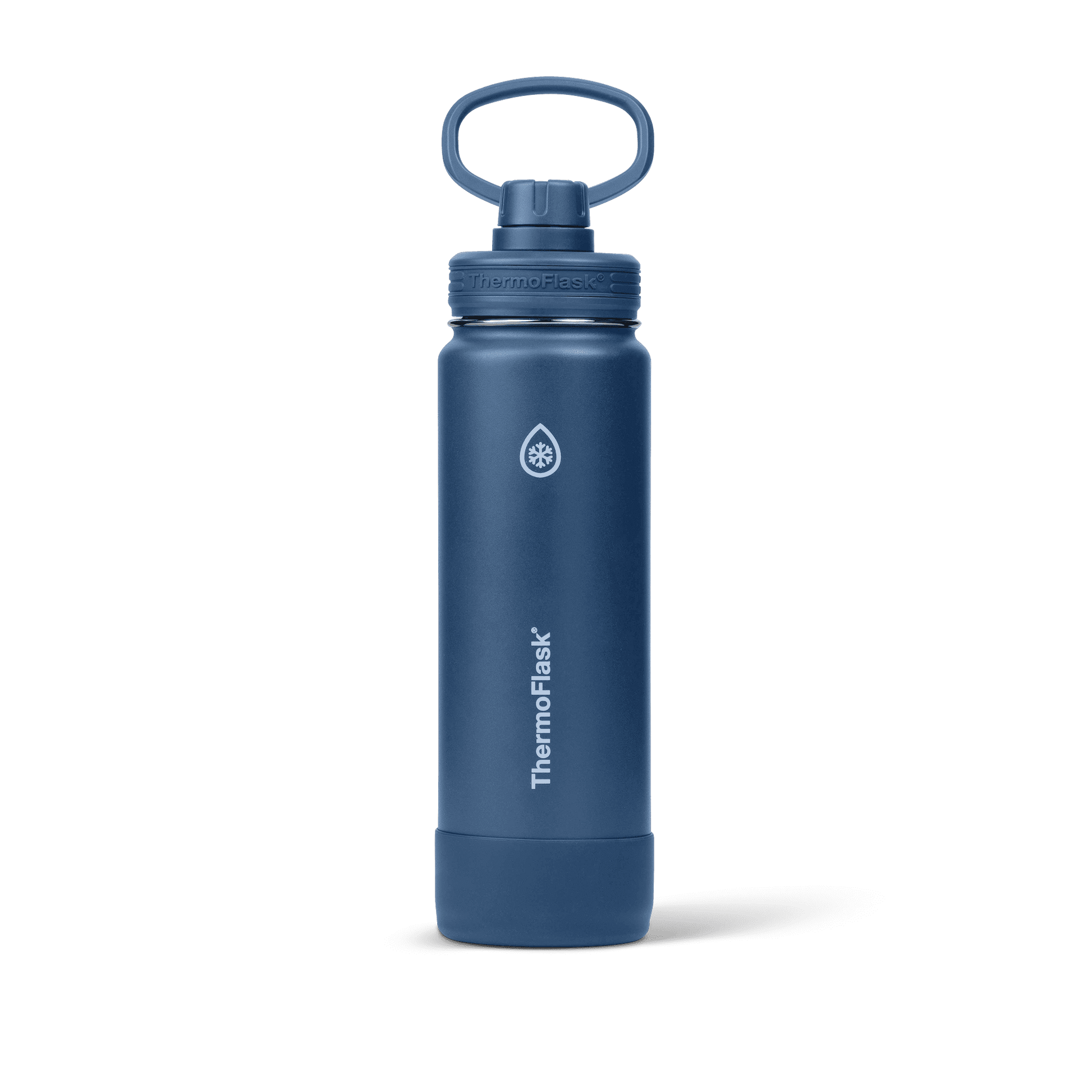 ThermoFlask Classics Insulated Stainless Steel Water Bottle with Leakproof Spout Lid, 24 oz, Blush