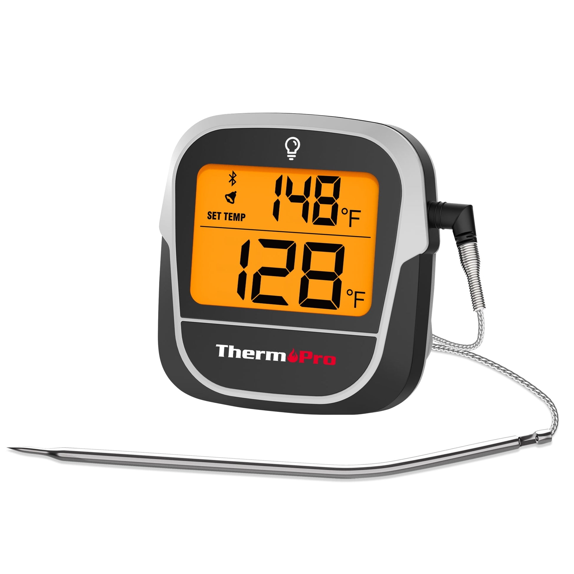 ThermoPro 450FT Wireless Meat Thermometer Digital, Smart Bluetooth Meat Thermometer for Cooking Grilling and Smoking - TP901W