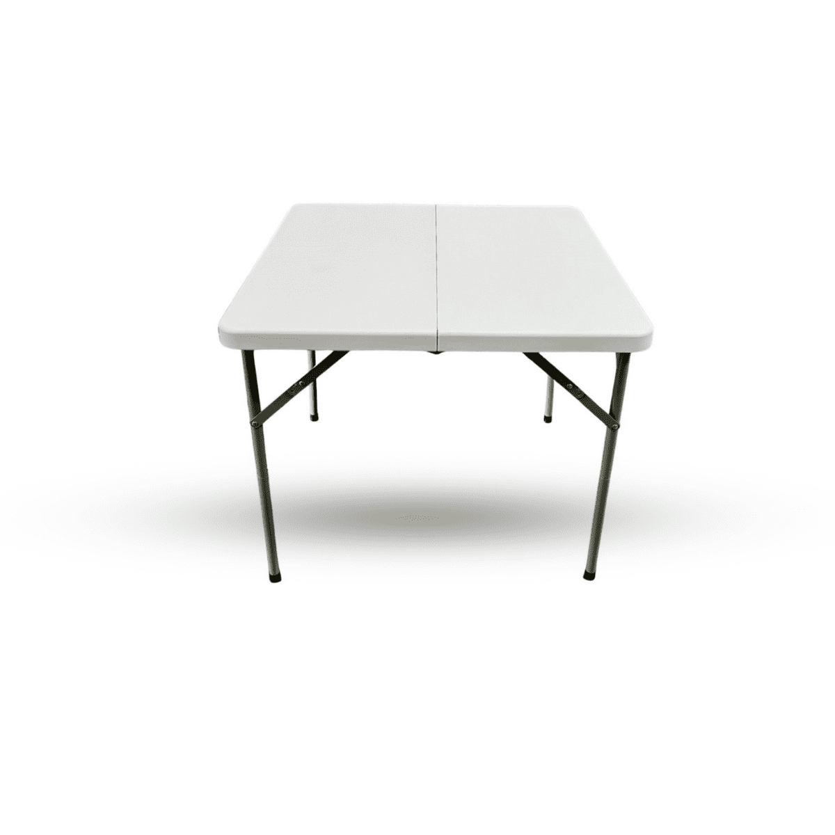 Titan Series 34 Square Plastic Bi-Folding Table - Closeout