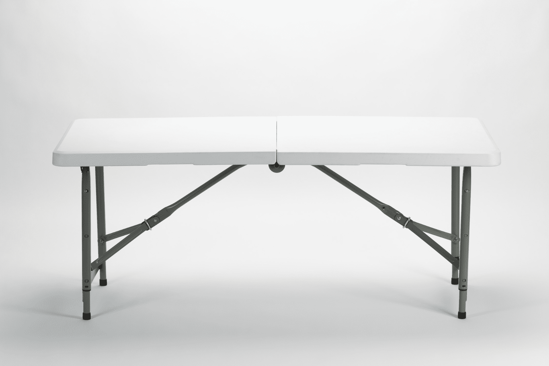 Titan Series Adjustable Height Plastic Bi-Folding Table 24 x 48