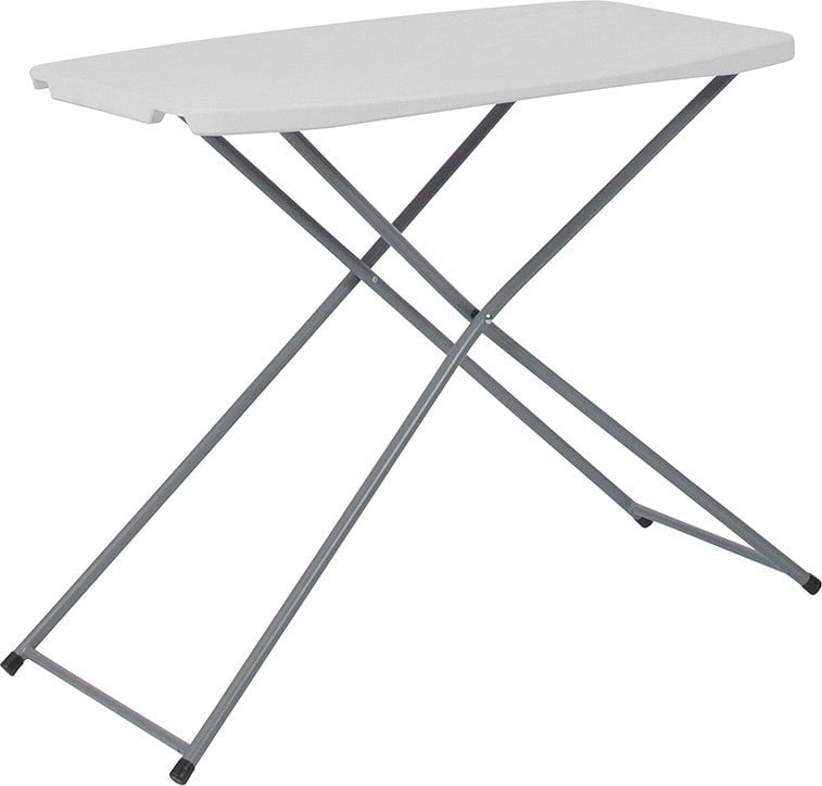 Titan Series Adjustable Height Plastic Folding Table 30 x 20