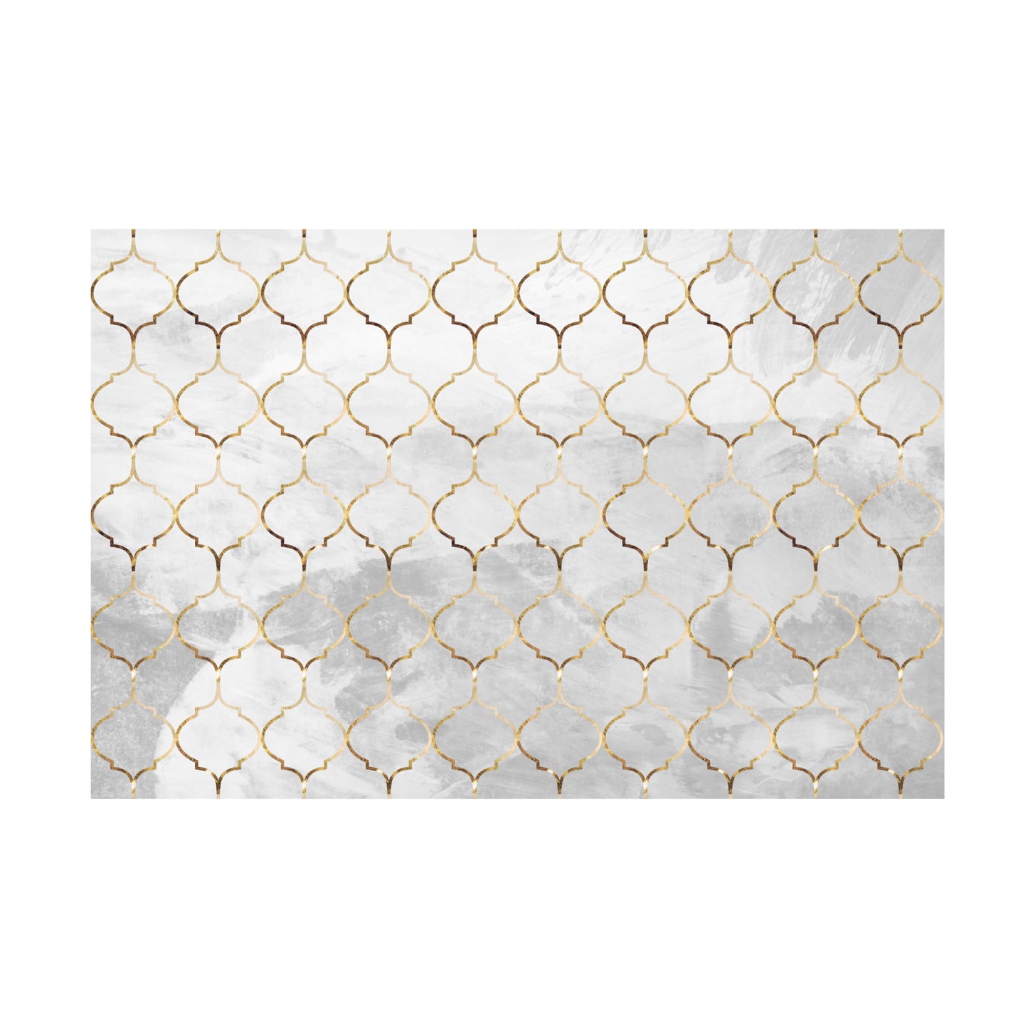 Trademark Fine Art Sarah Manovski  Moroccan wall mural concrete gold Canvas Wall Art