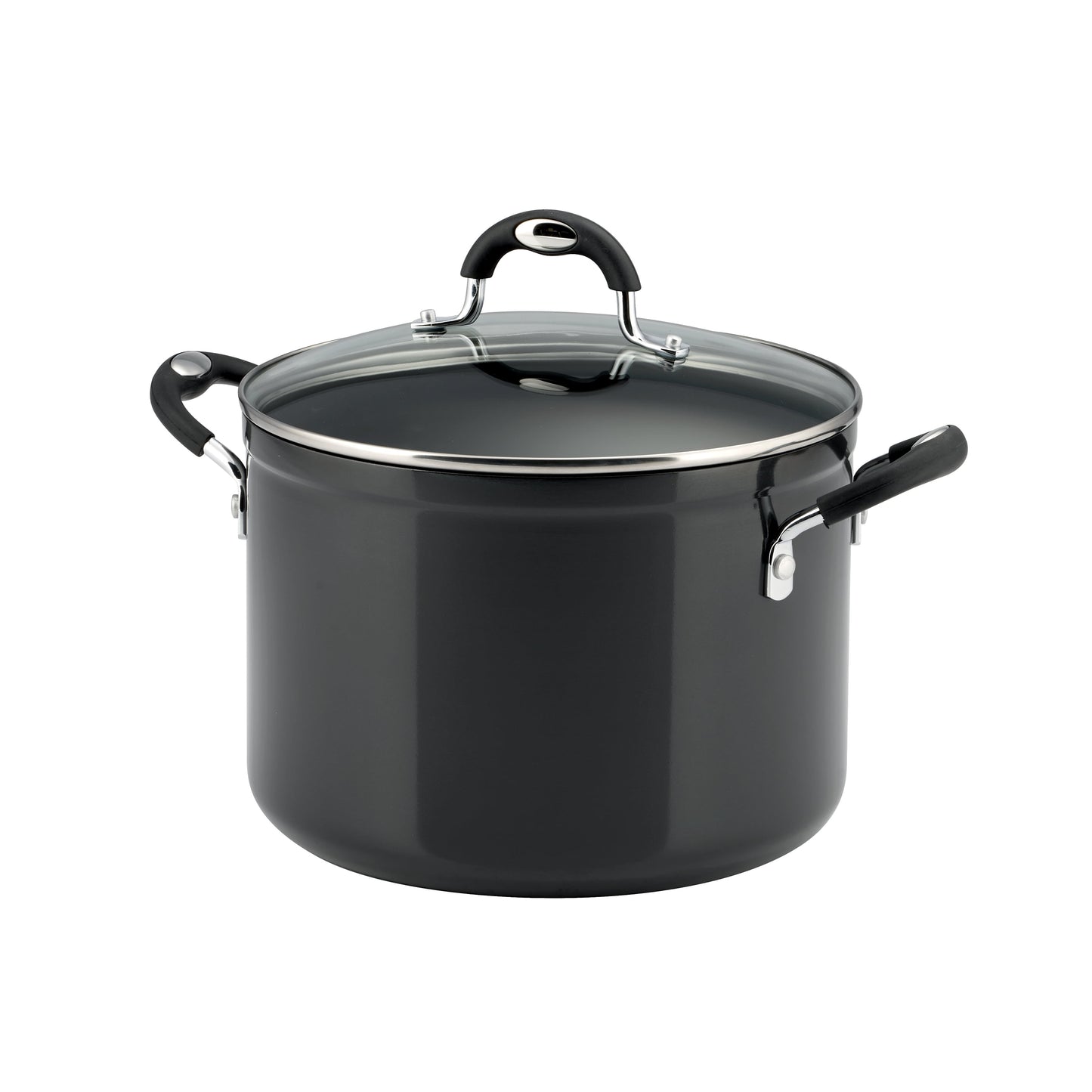 Tramontina 8 Qt Style Gray NS Covered Stock Pot