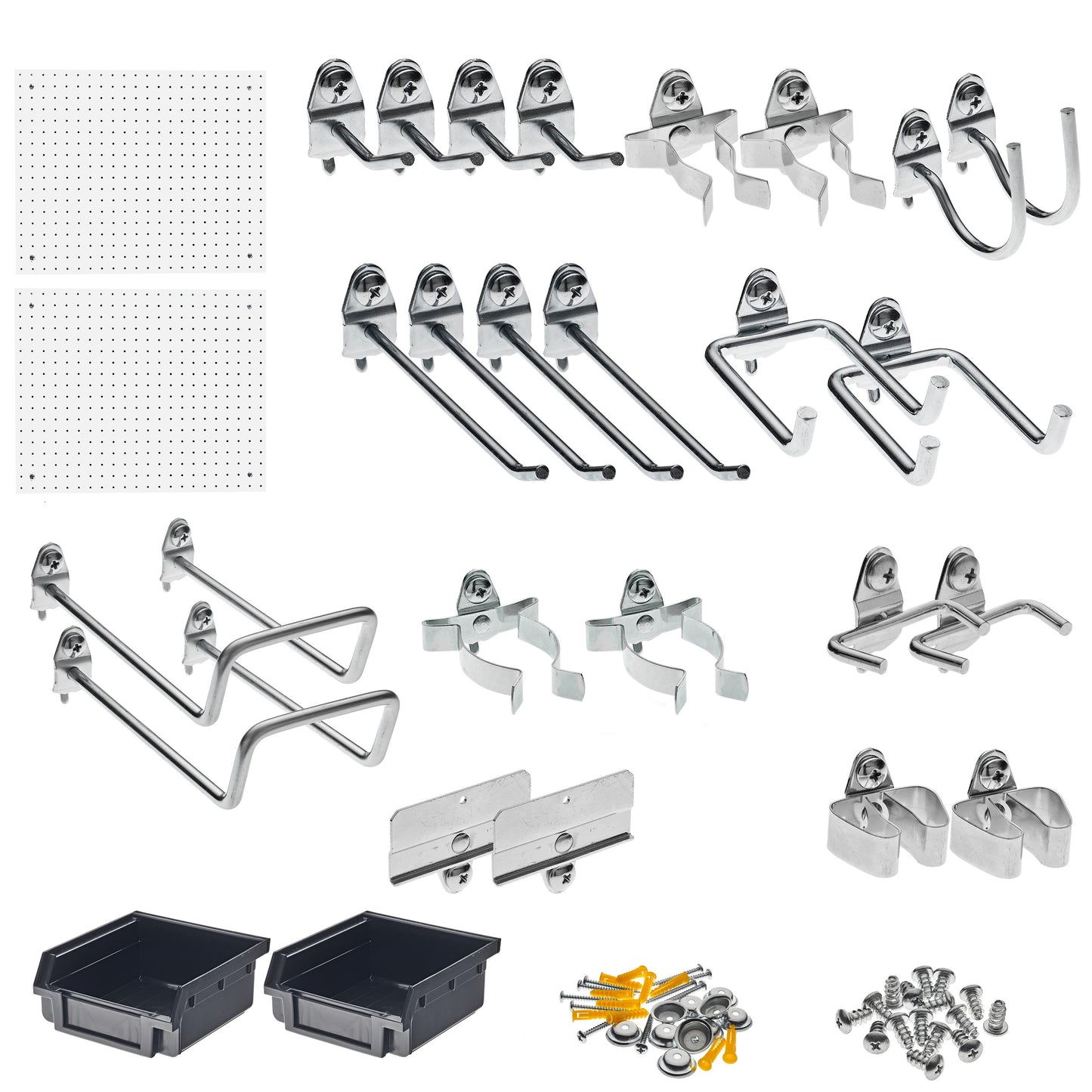 Triton ProductsÂ® DURAHOOK 990-S Pegboard,White,22 in. H,PR G2018436