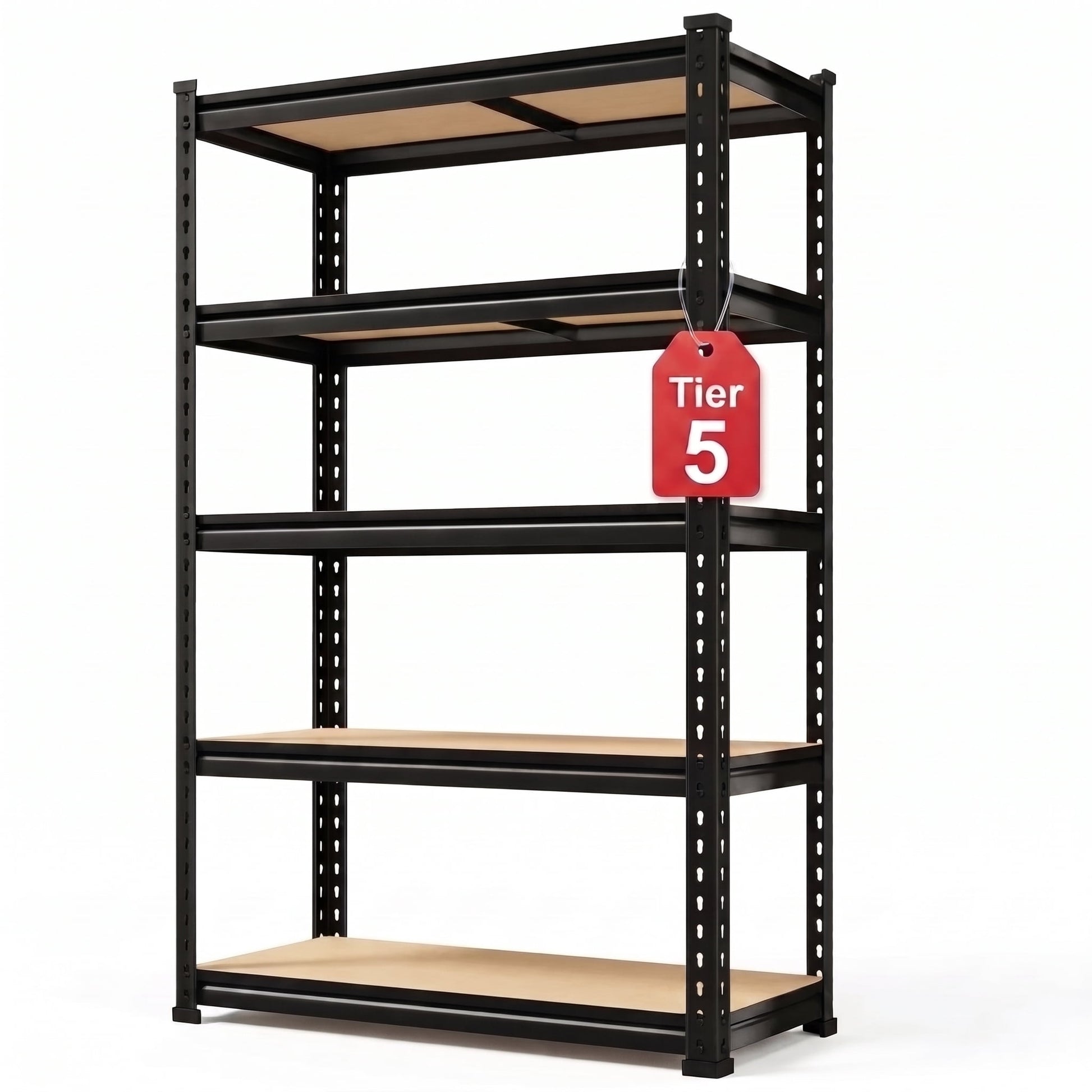 TrumanPick Garage Shelving Unit 5 Tier Adjustable Storage Shelves Metal Shelf Rack for Basement Pantry Kitchen, 11.9"D x 27.9"W x 58.9"H
