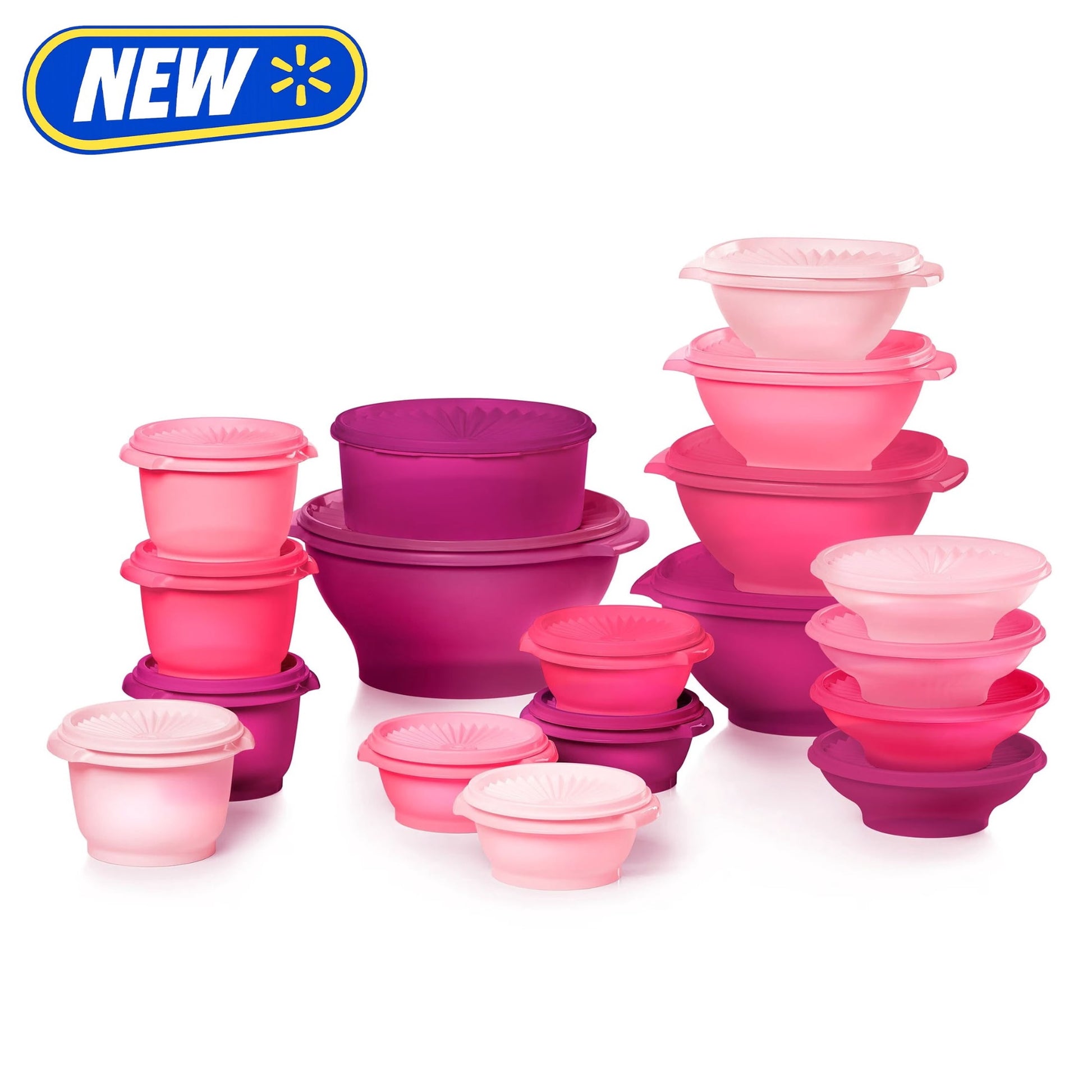 Tupperware Heritage 36 PC Set - Pink