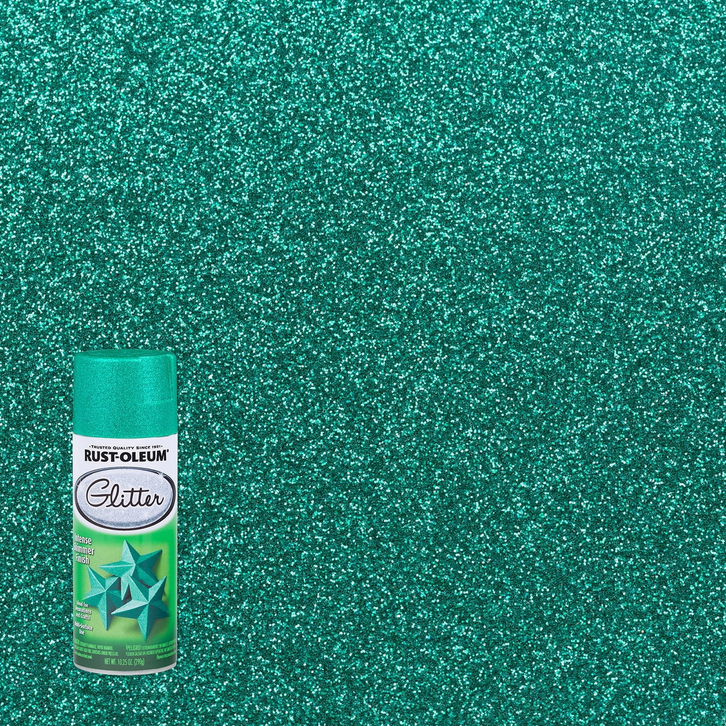 6 Pack, Turquoise, Rust-Oleum Specialty Glitter Spray Paint- 10.25