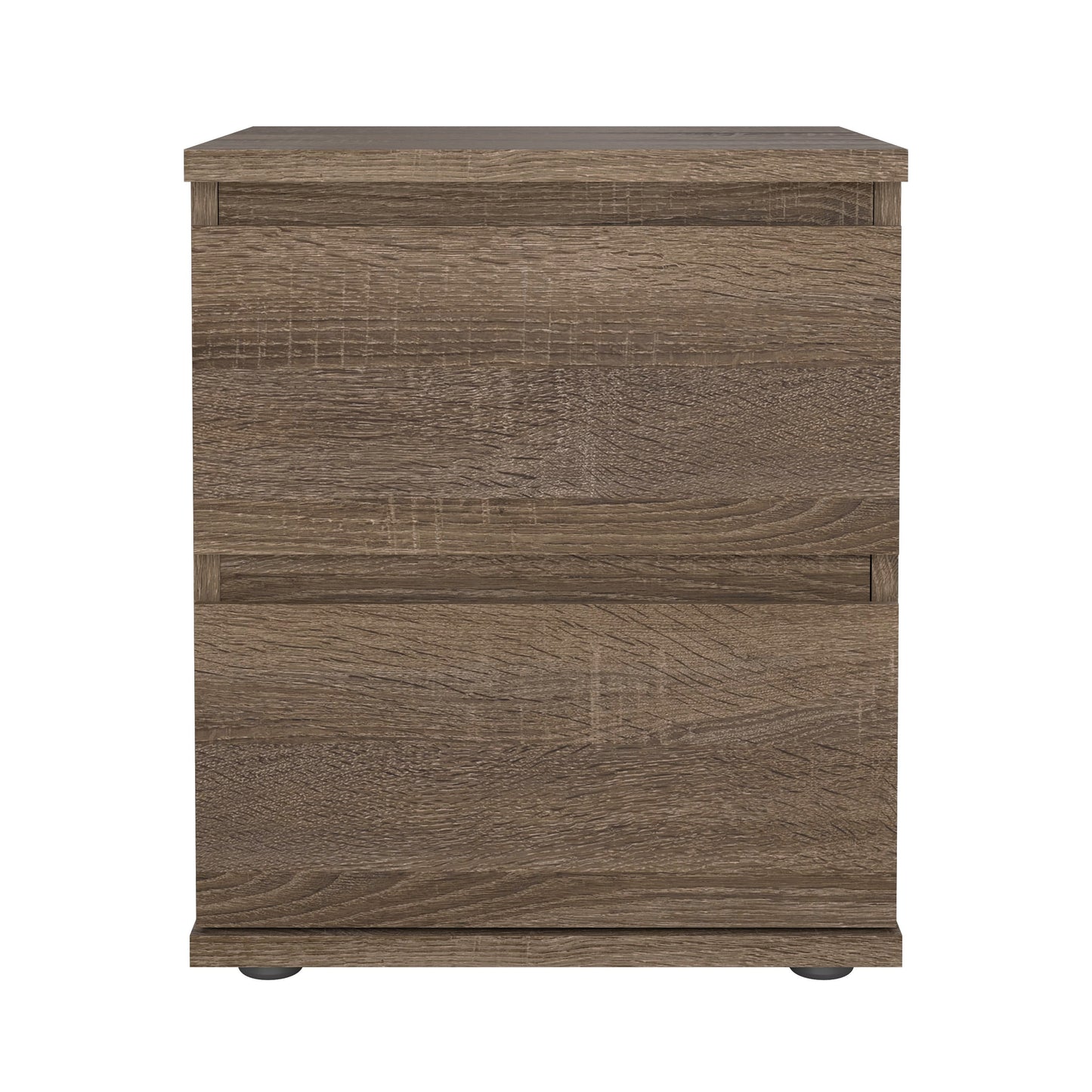 Tvilum Aurora 2 Drawer Nightstand, Truffle