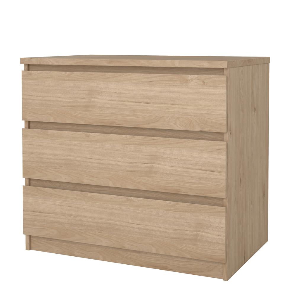 Tvilum Scottsdale CÃ³moda de 3 Cajones para Adultos, Veta de Madera Negra