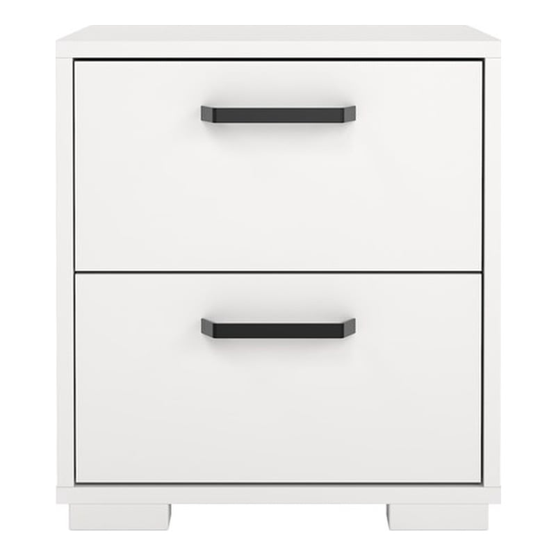 Tvilum Sofia 2 Drawer Nightstand in White