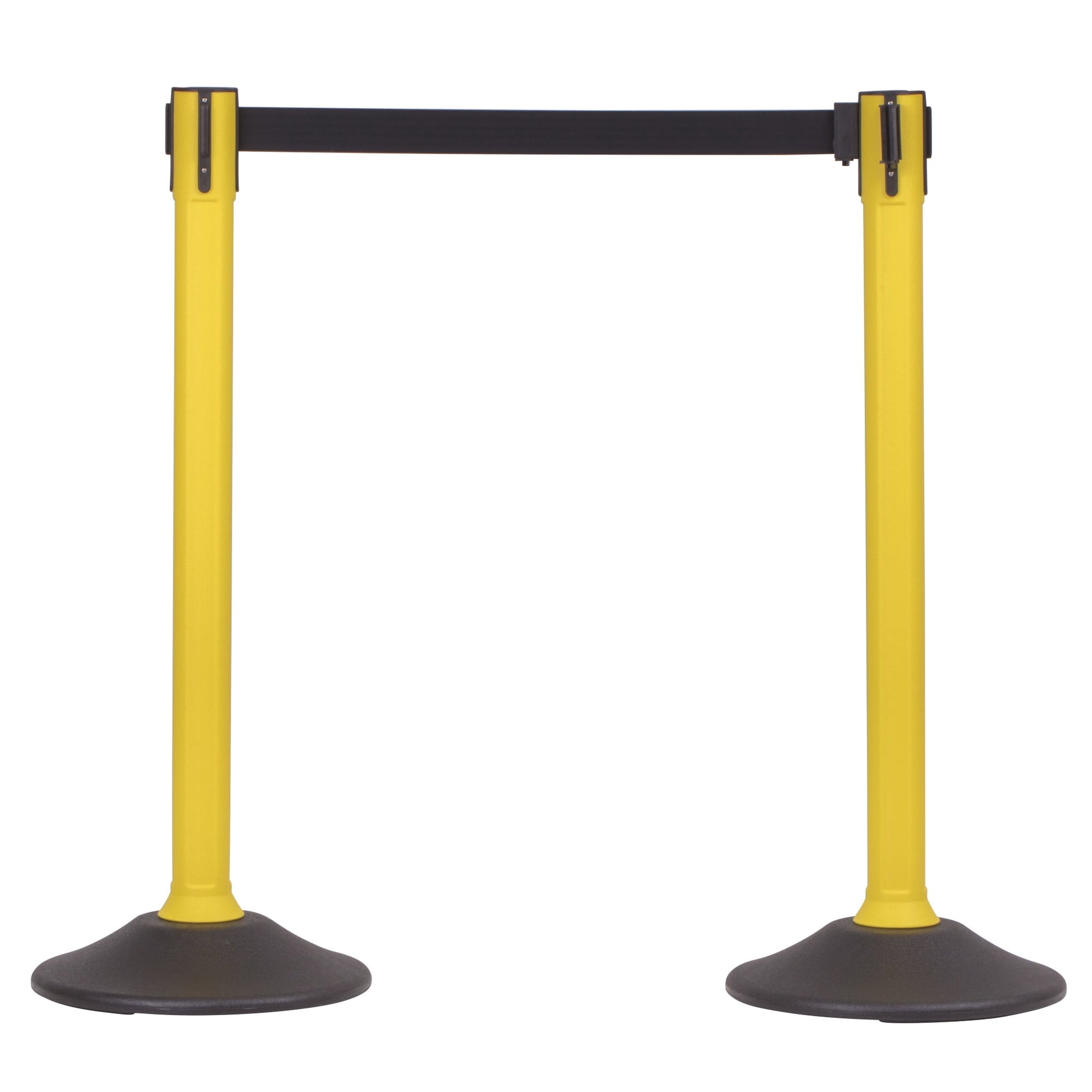 US Weight crowd control barriers- Sentry Stanchion with Retractable belt barrierâ€“ Easy Connect Assembly (2-Pack) Crowd Control Stanchions
