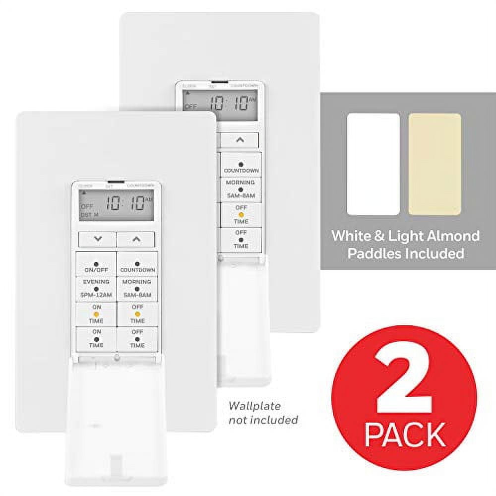 Ultra PRO Digital Override Button Timer, Switch Plate