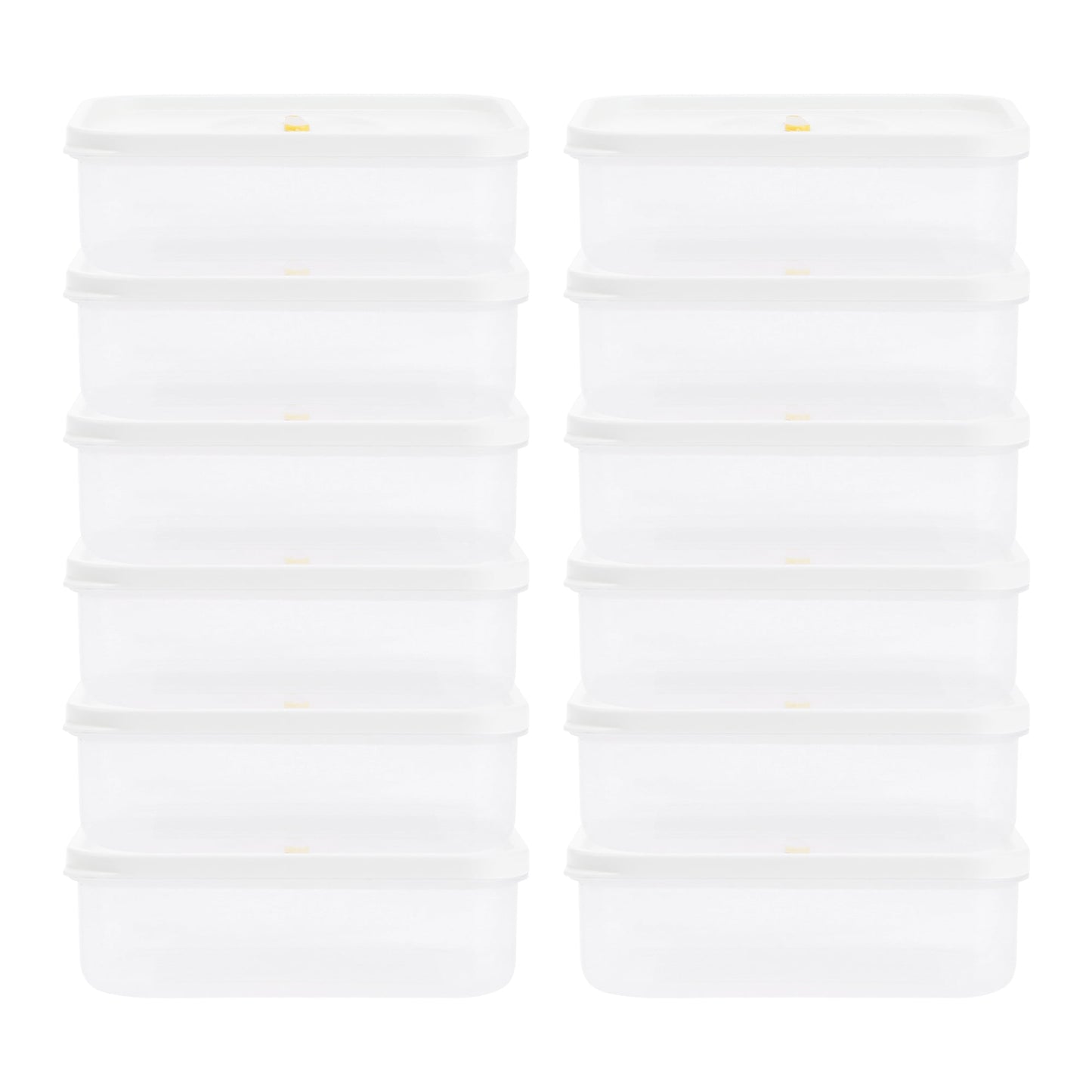 Unique Bargains 12 Pack Food Storage Containers For Meal 12 oz White