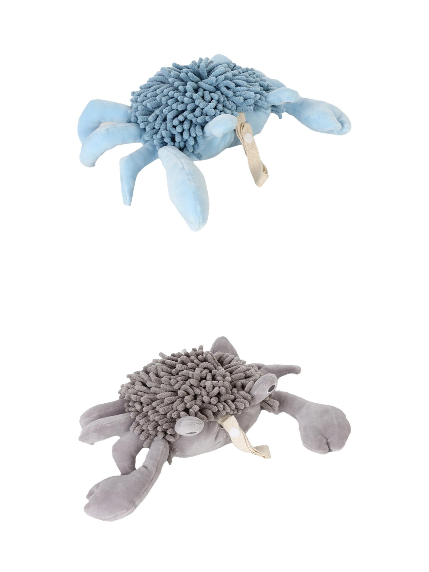 Unique Bargains 2 Pcs Animal Hand Towels 9" x 12" Grey/Blue