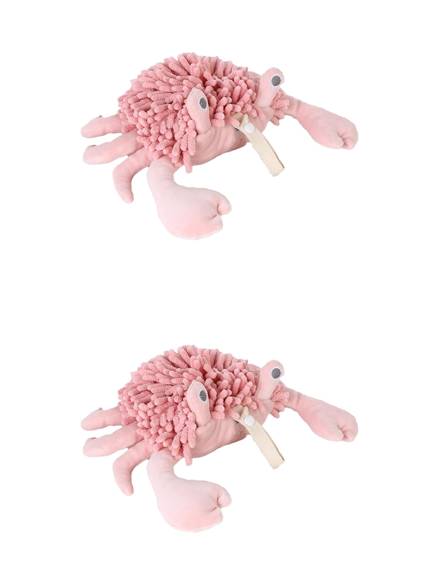 Unique Bargains 2 Pcs Animal Hand Towels 9" x 12" Pink